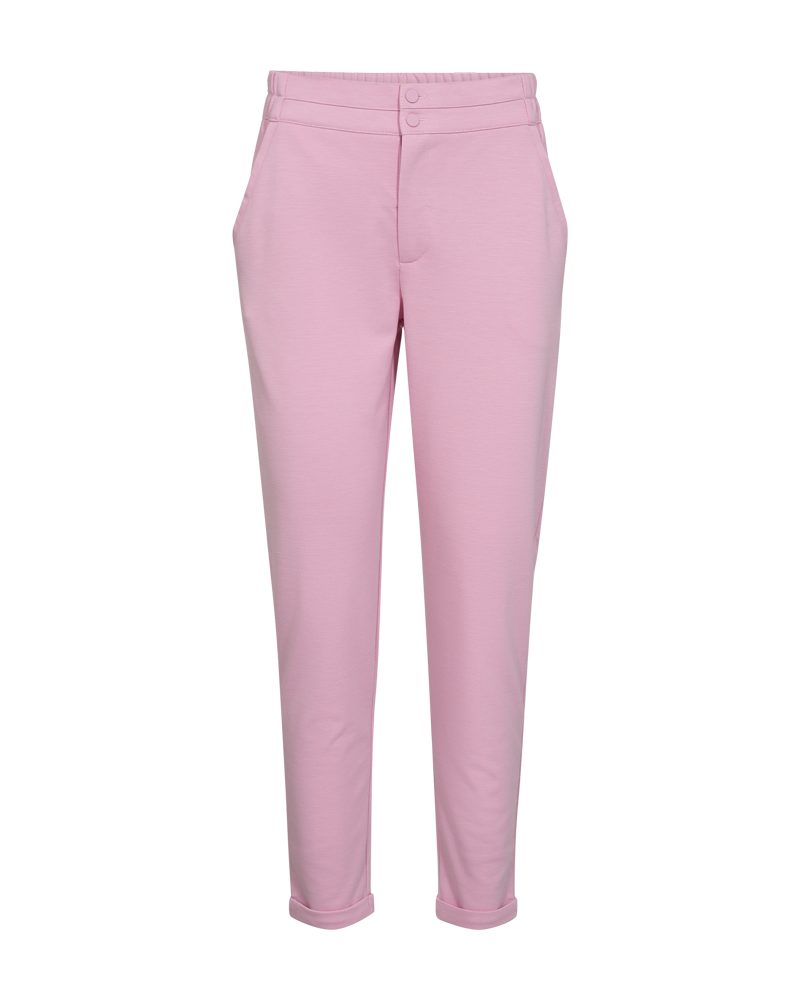 FREEQUENT Stoffen broek FQNANNI-ANKLE enkel-lengte met 2-knopssluiting dames harembroeken maat XXL paars