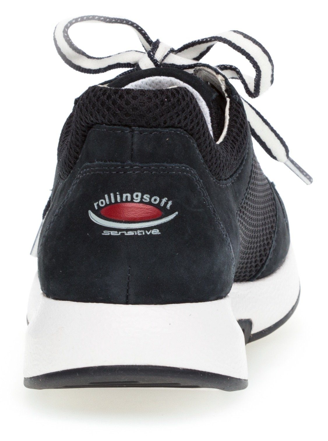 Gabor Rollingsoft Sneakers met sleehak met optifit verwisselbare binnenzool, vrijetijdsschoen, lage schoen, veterschoen