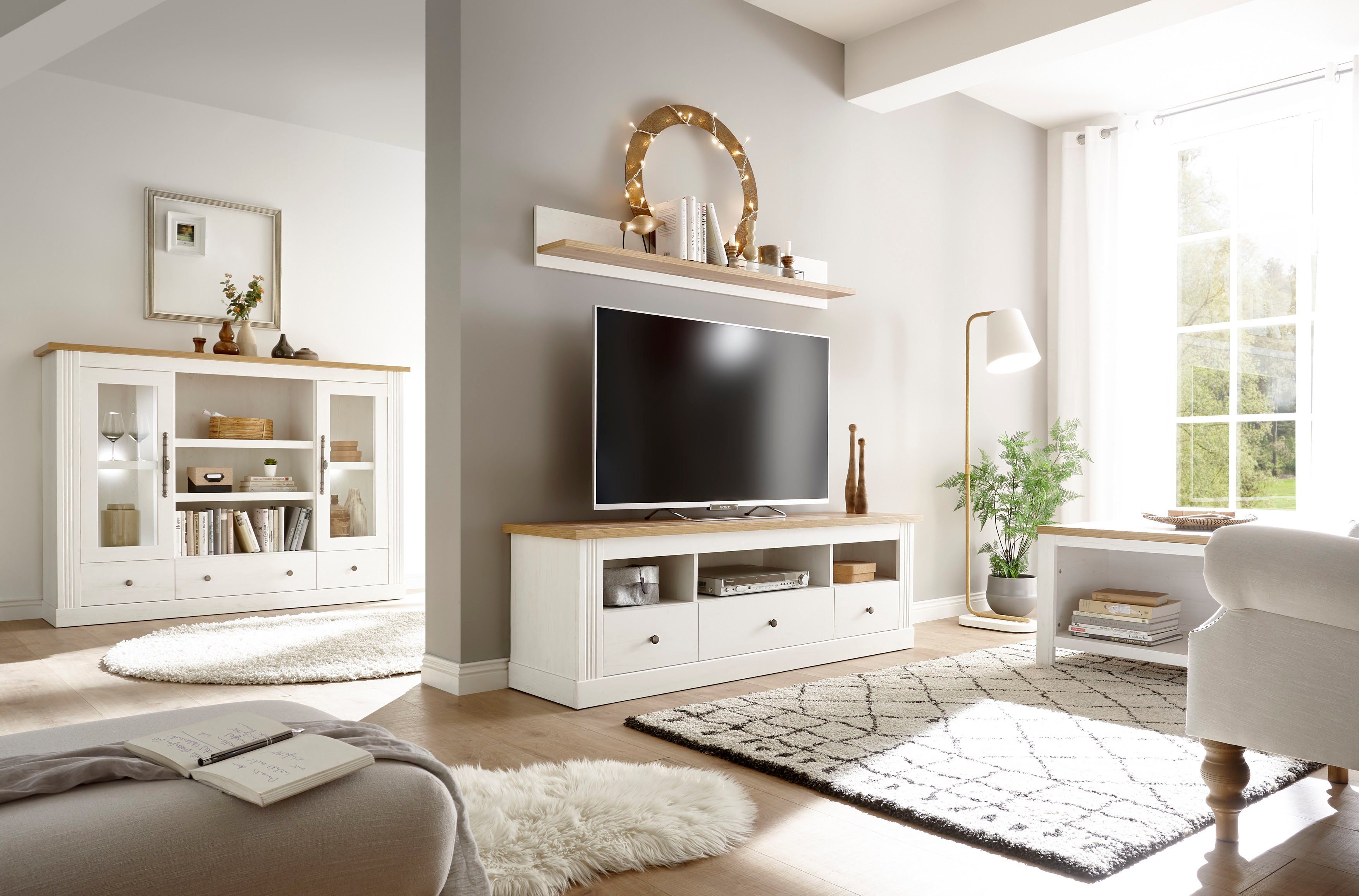 Home affaire Tv-meubel Westminster in trendy landelijke look