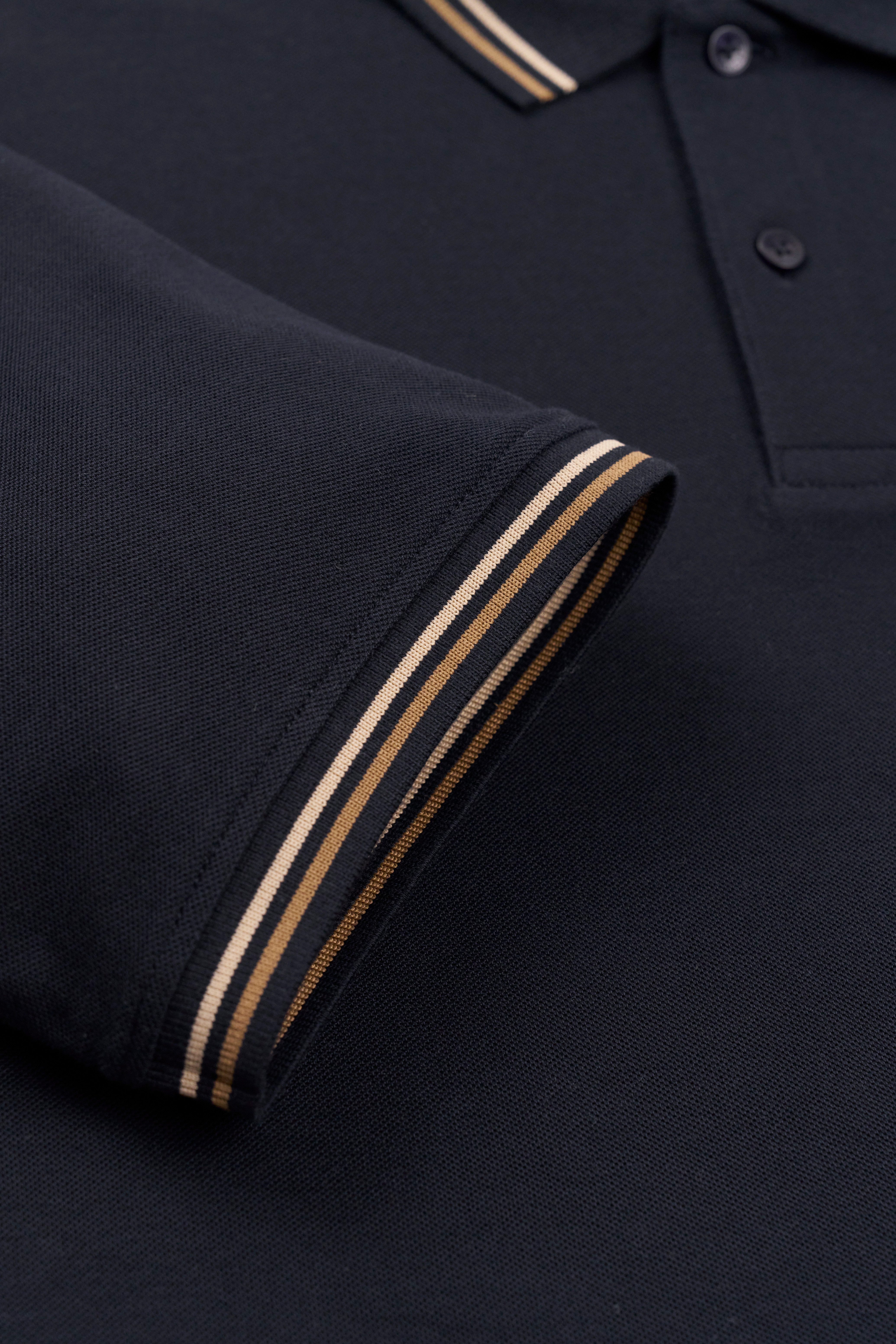 Bugatti Poloshirt met geborduurd logo