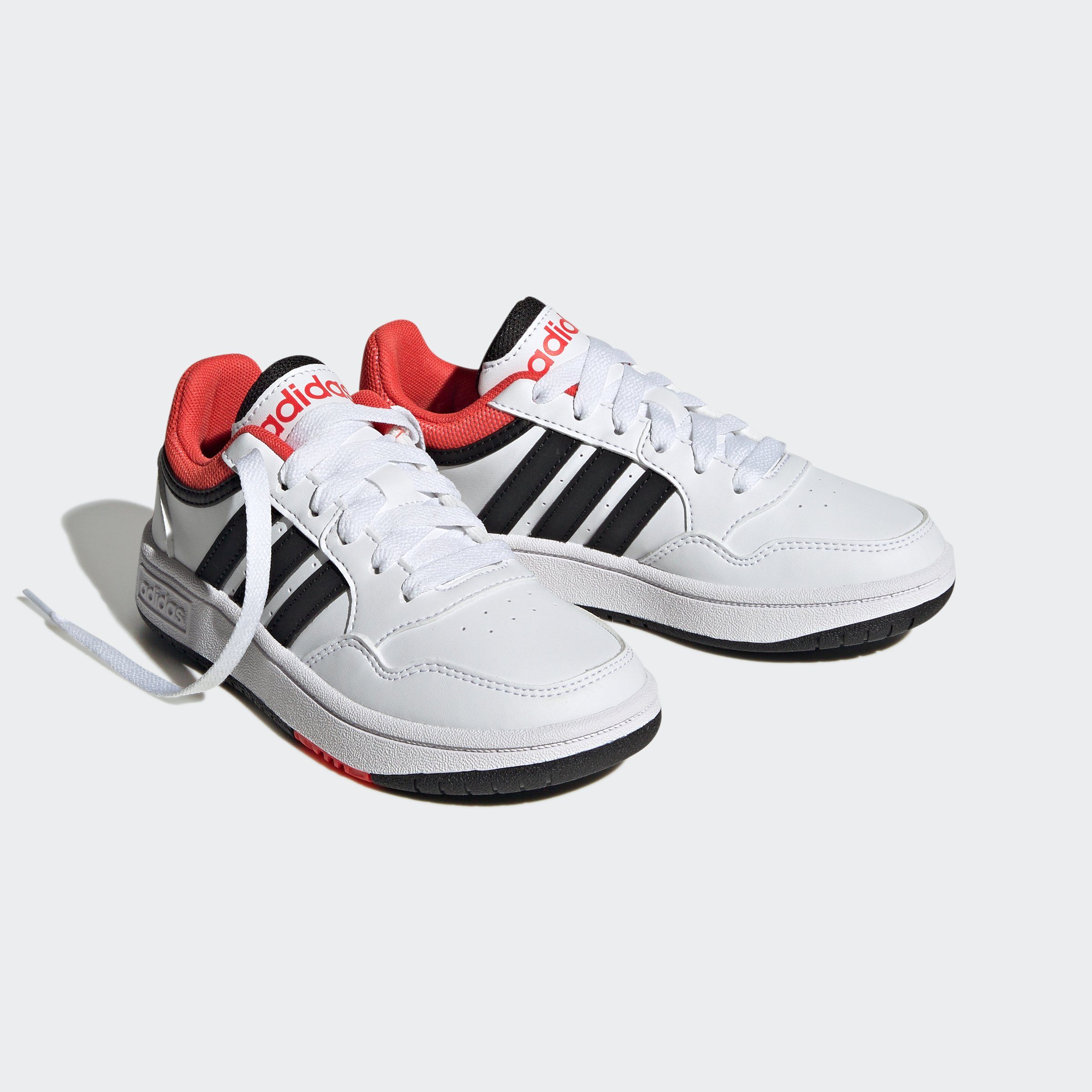 adidas Sportswear Sneakers HOOPS kinderen sneakers laag maat 29 EU wit