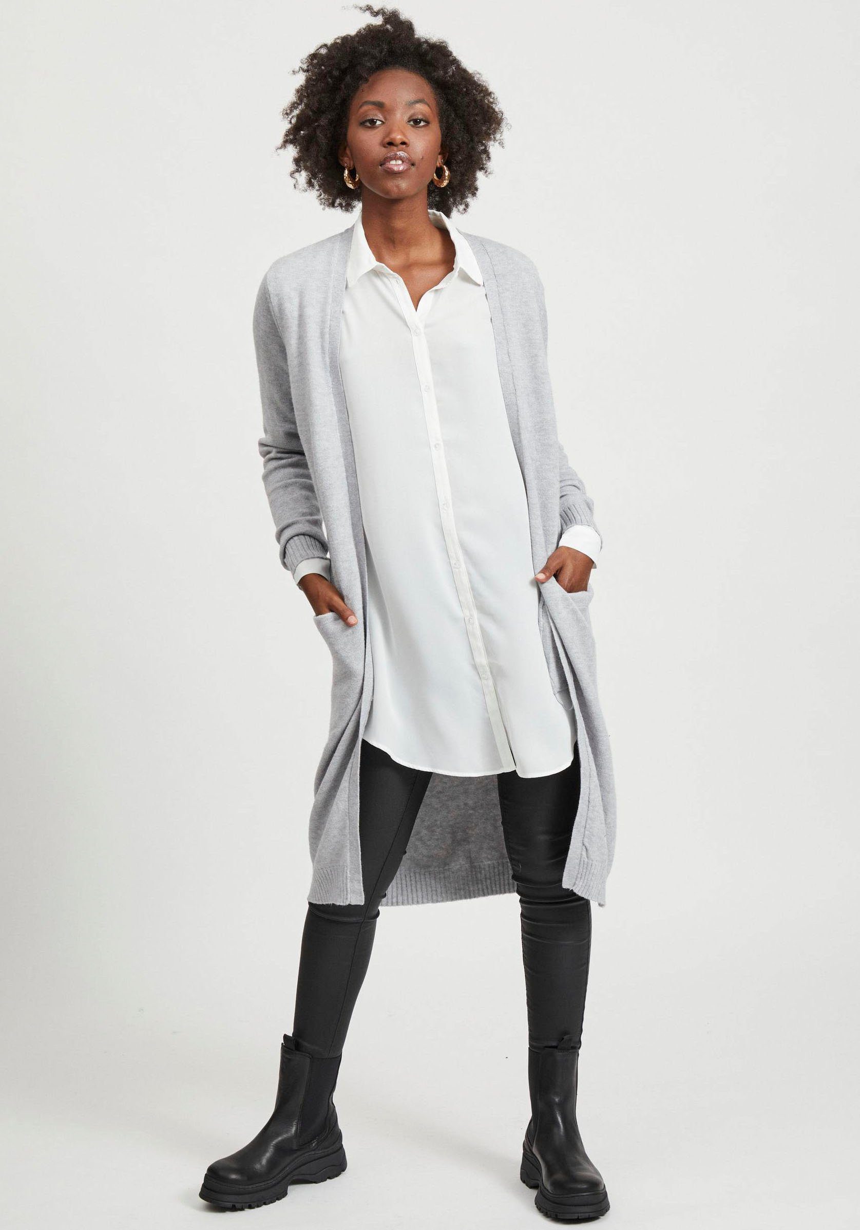 Vila Lang vest VIRIL LONG L/S KNIT 