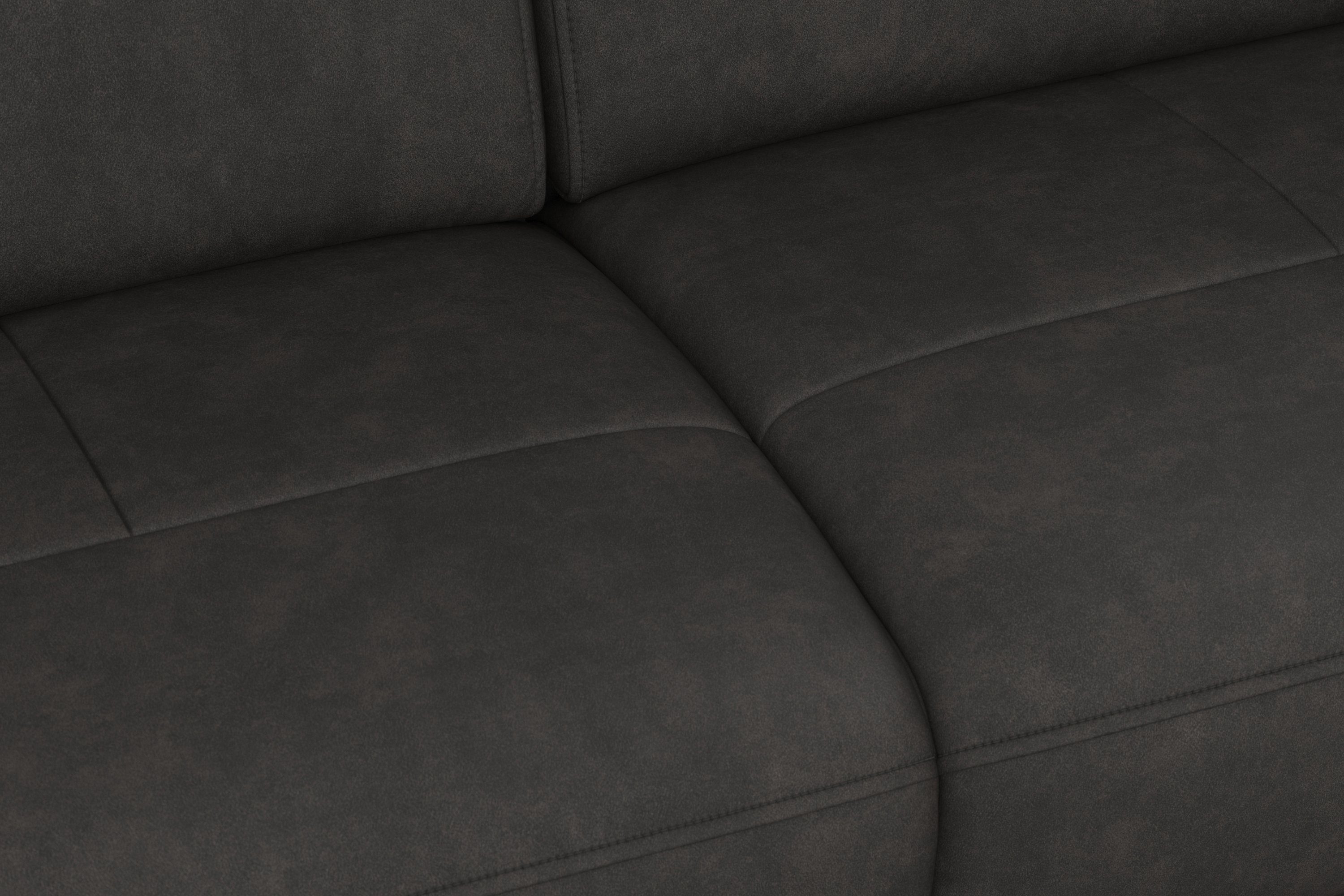 sit&more Hoekbank Freetown L-vorm met verstelbare hoofdsteun en comfortabele binnenvering