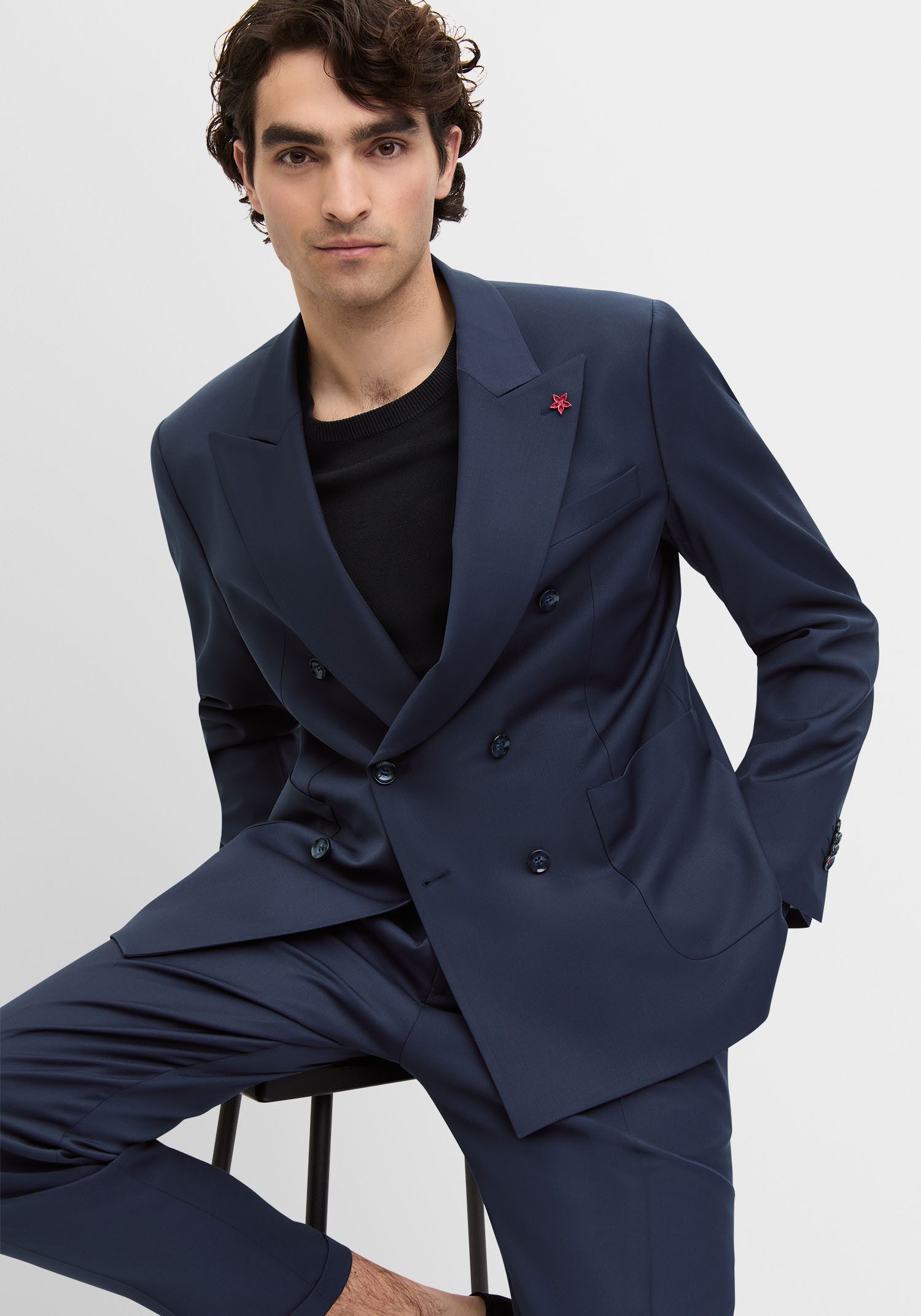 Cinque Pantalon CISAND met bandplooien