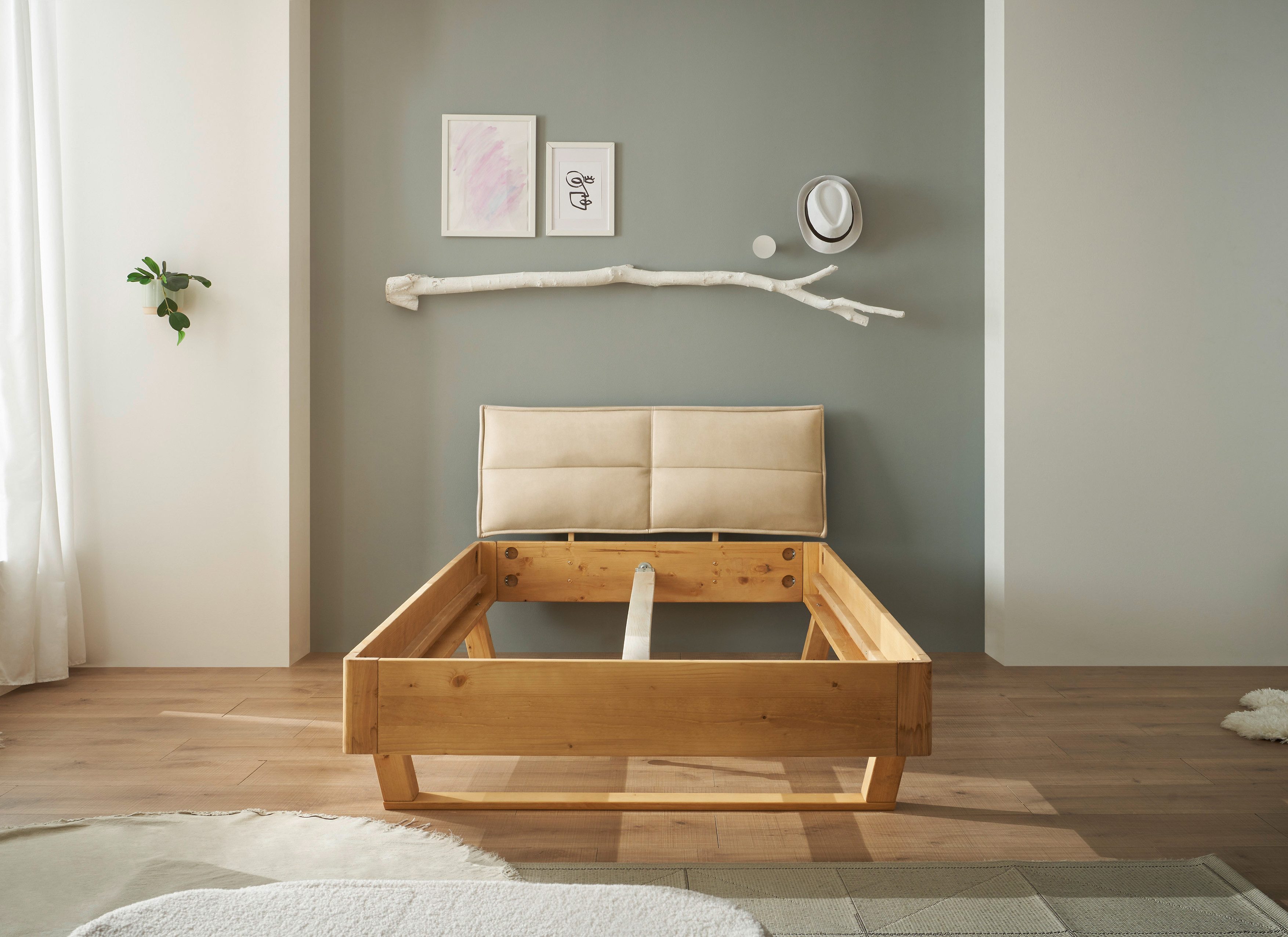 Schlafkontor Massief houten ledikant Tjark naar keuze bed met ligoppervlak in 140 of 180 cm