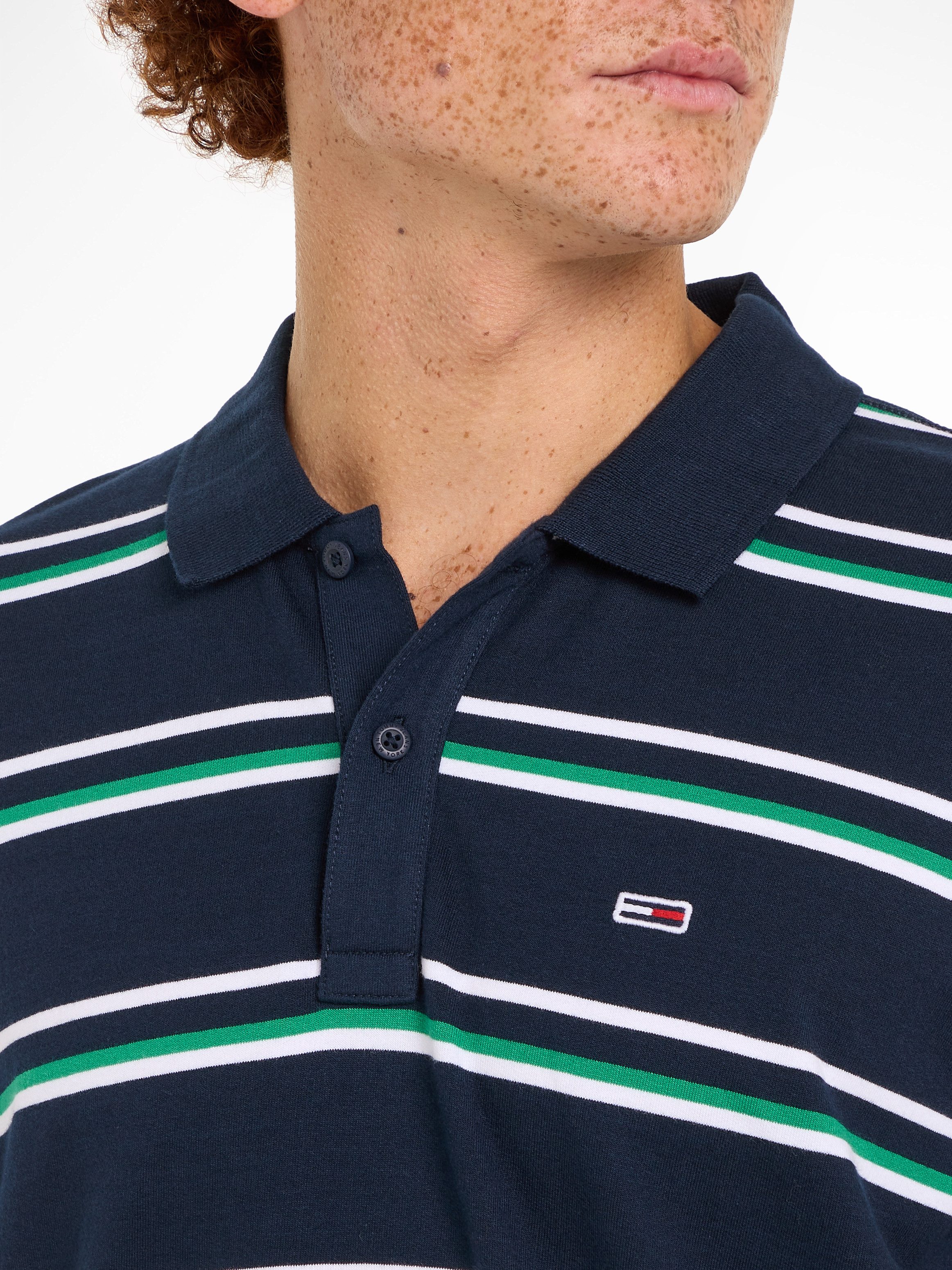 TOMMY JEANS Poloshirt TJM REG ESSENTIAL STRIPE POLO