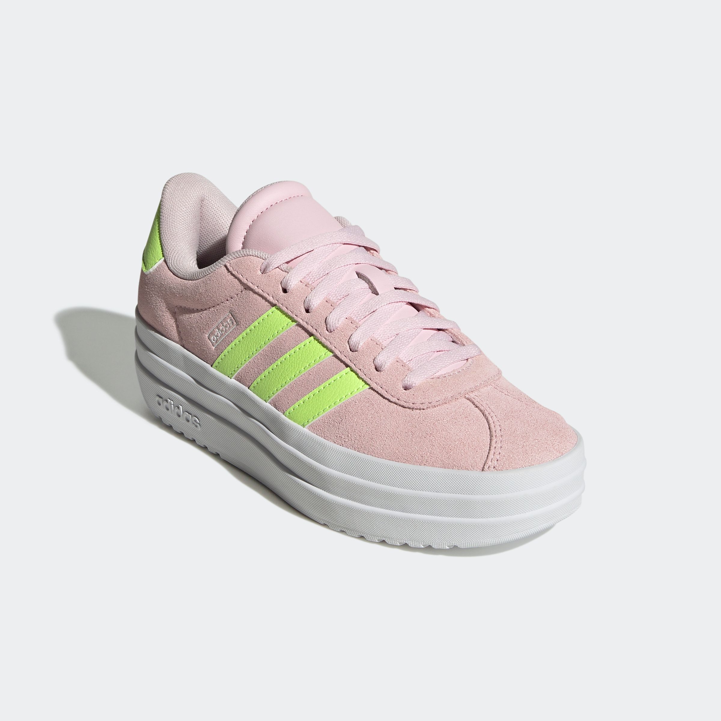 adidas Sportswear Plateausneakers VL COURT BOLD LIFESTYLE KIDS Design in de voetsporen van de adidas Gazelle Bold dames lage sneakers maat 39 roze