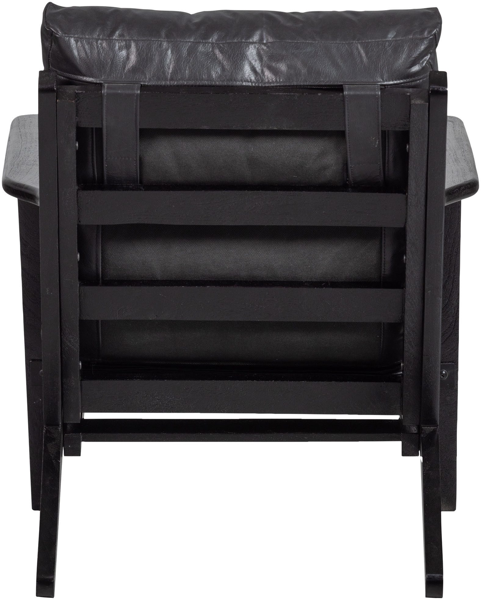 WOOOD Fauteuil Houston Frame van acaciahout, maximale belasting 150 kg, H 86 cm