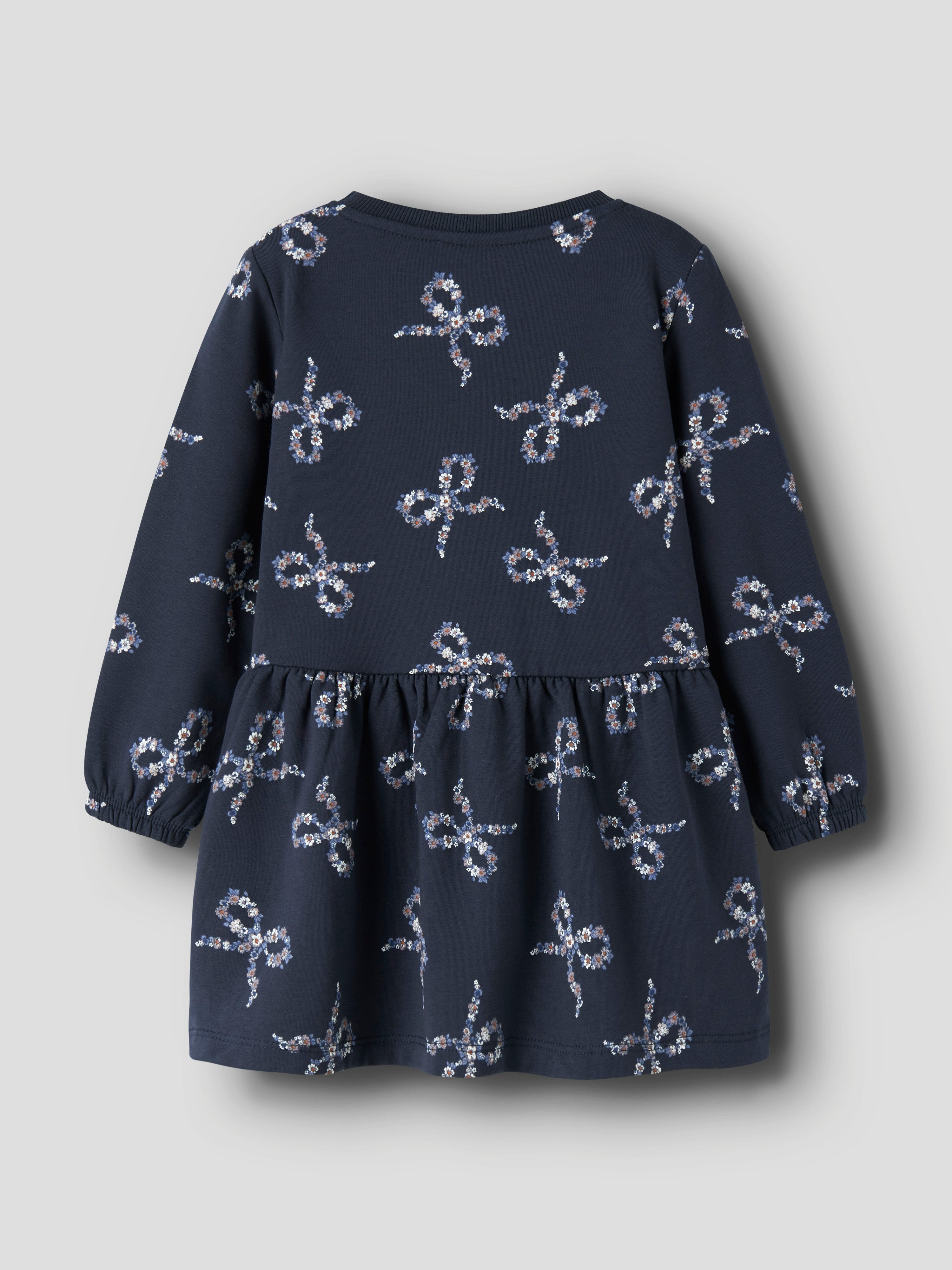 Name It Mini-jurk NMFOLUKRIA LS SWEAT DRESS BRU
