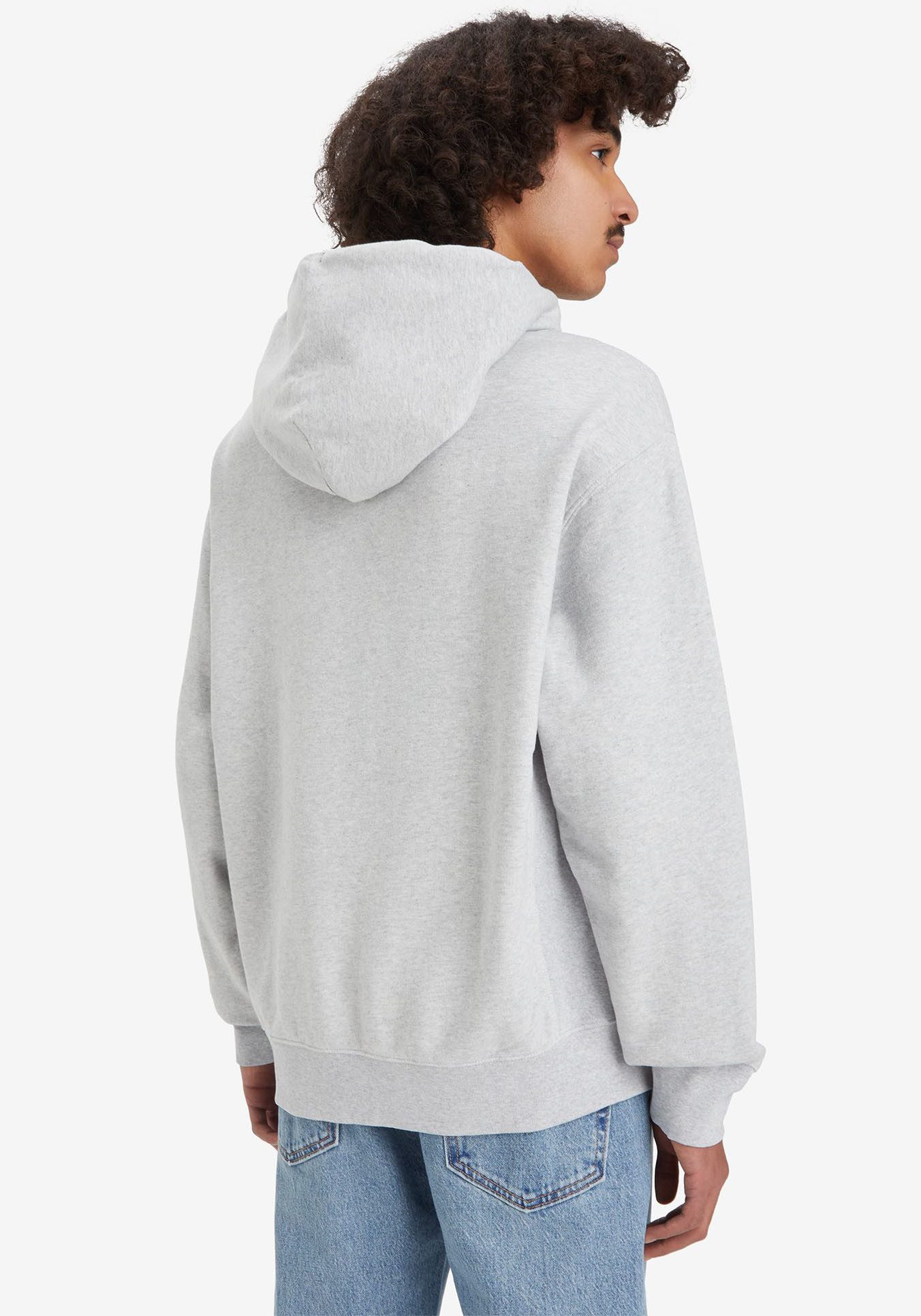 Levi's Hoodie THE AUTHENTIC HOODIE met kleine ton-sur-ton logo-borduursel op de borst