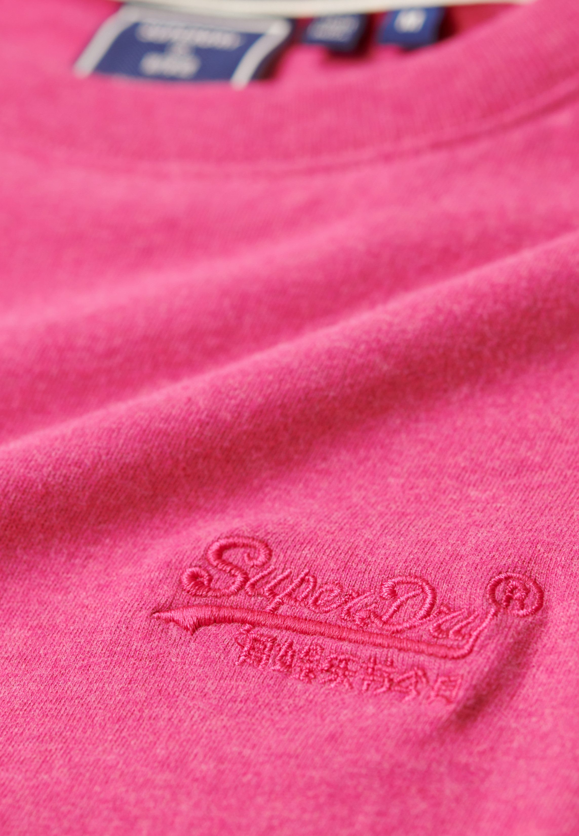 Superdry Shirt met ronde hals ESSENTIAL LOGO EMB TEE