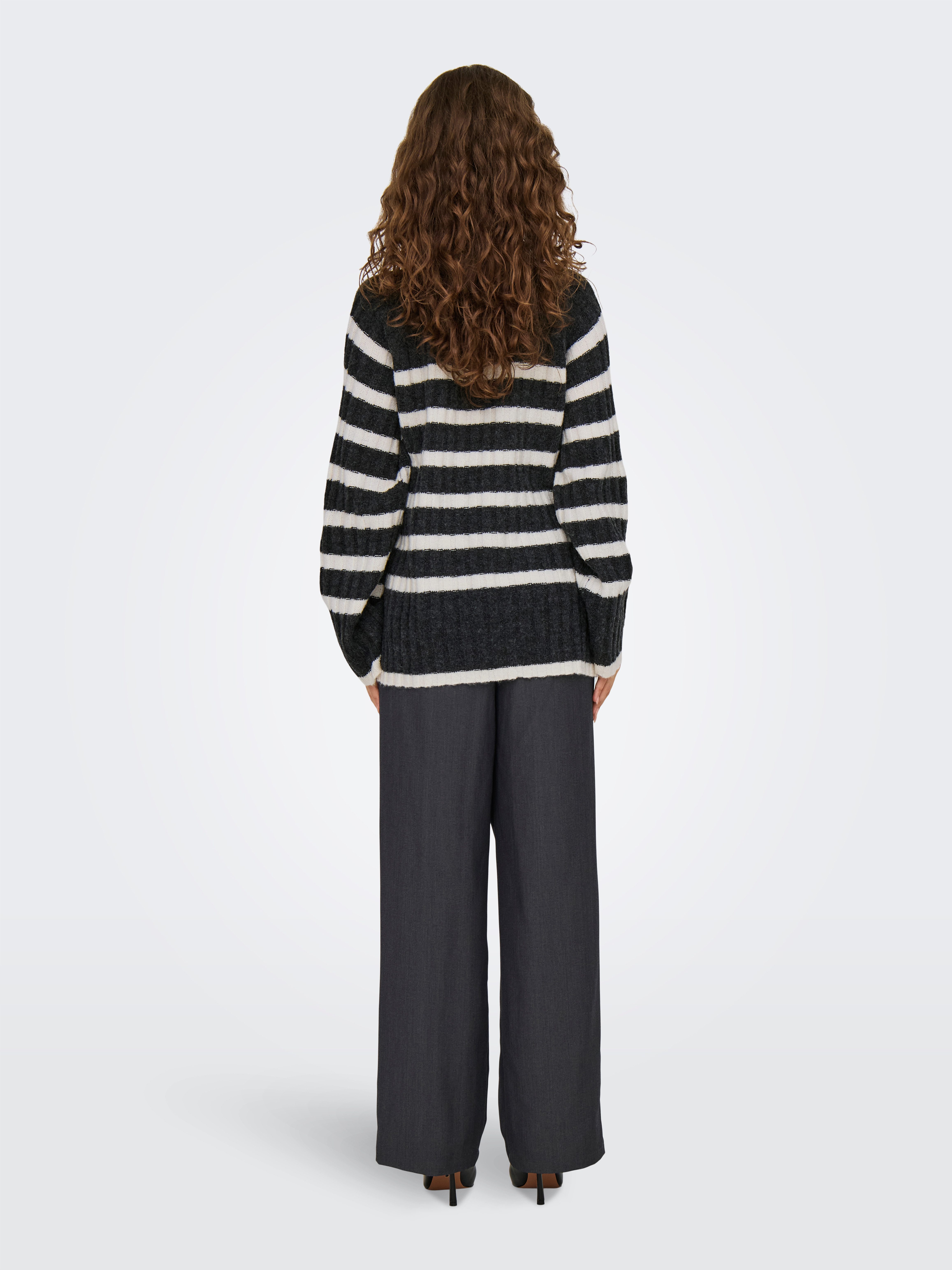JDY Coltrui JDYMILEY L/S LONG STRIPE PULLOV KNT NOOS