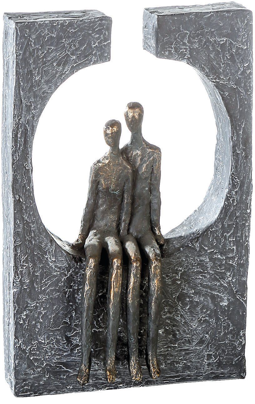 Casablanca by Gilde Decoratief figuur Sculptuur paarsgewijs samenzijn Decoratief object, hoogte 28 cm, paartje, met teksthanger, woonkamer (1 stuk)