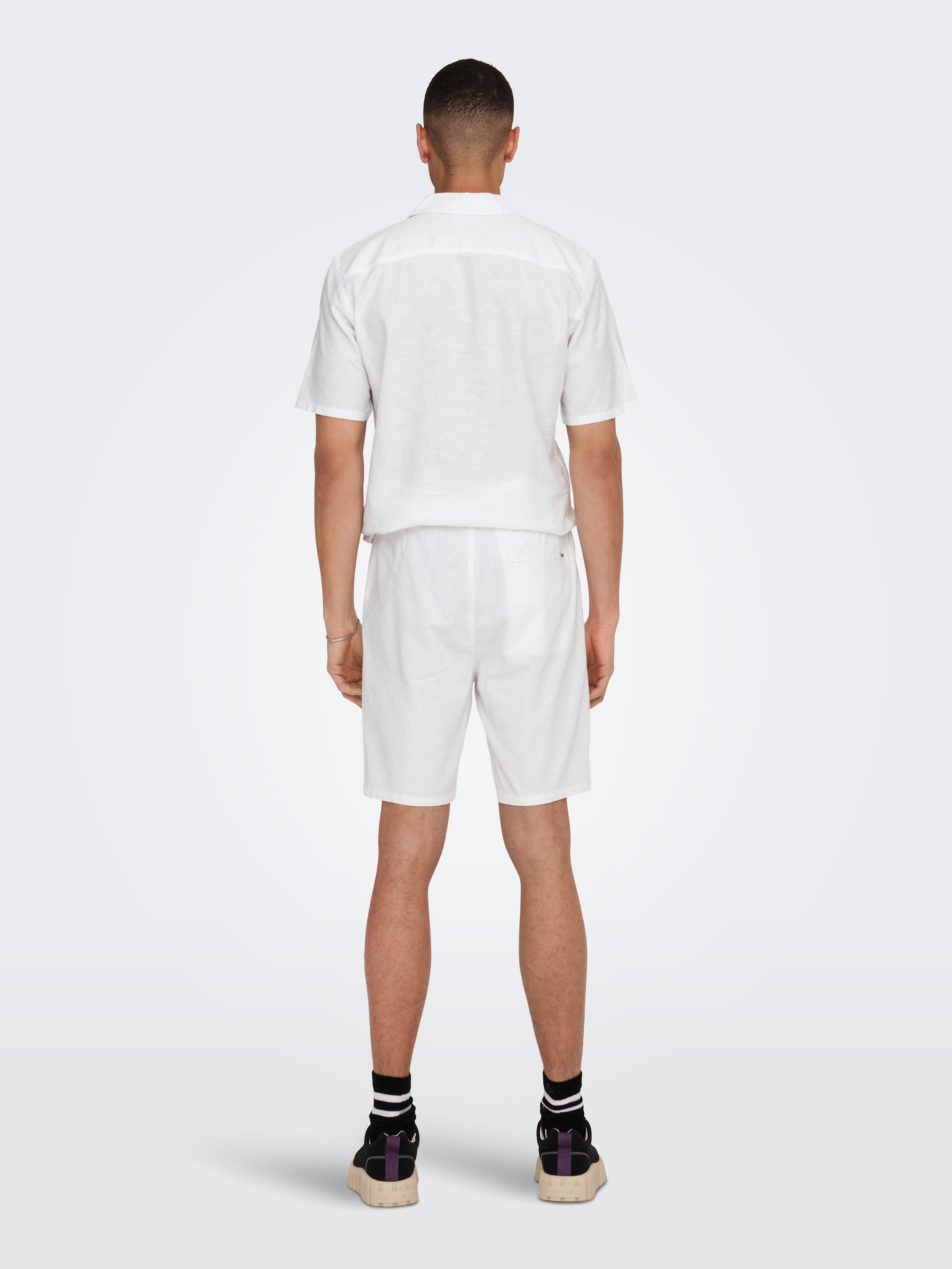 ONLY & SONS Short ONSLINUS 0007 COT LIN SHORTS NOOS