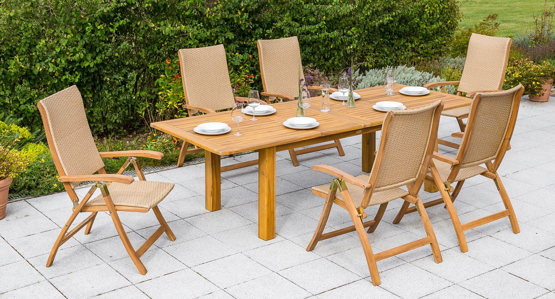 MERXX Tuin-eethoek Capri tuinsets beige