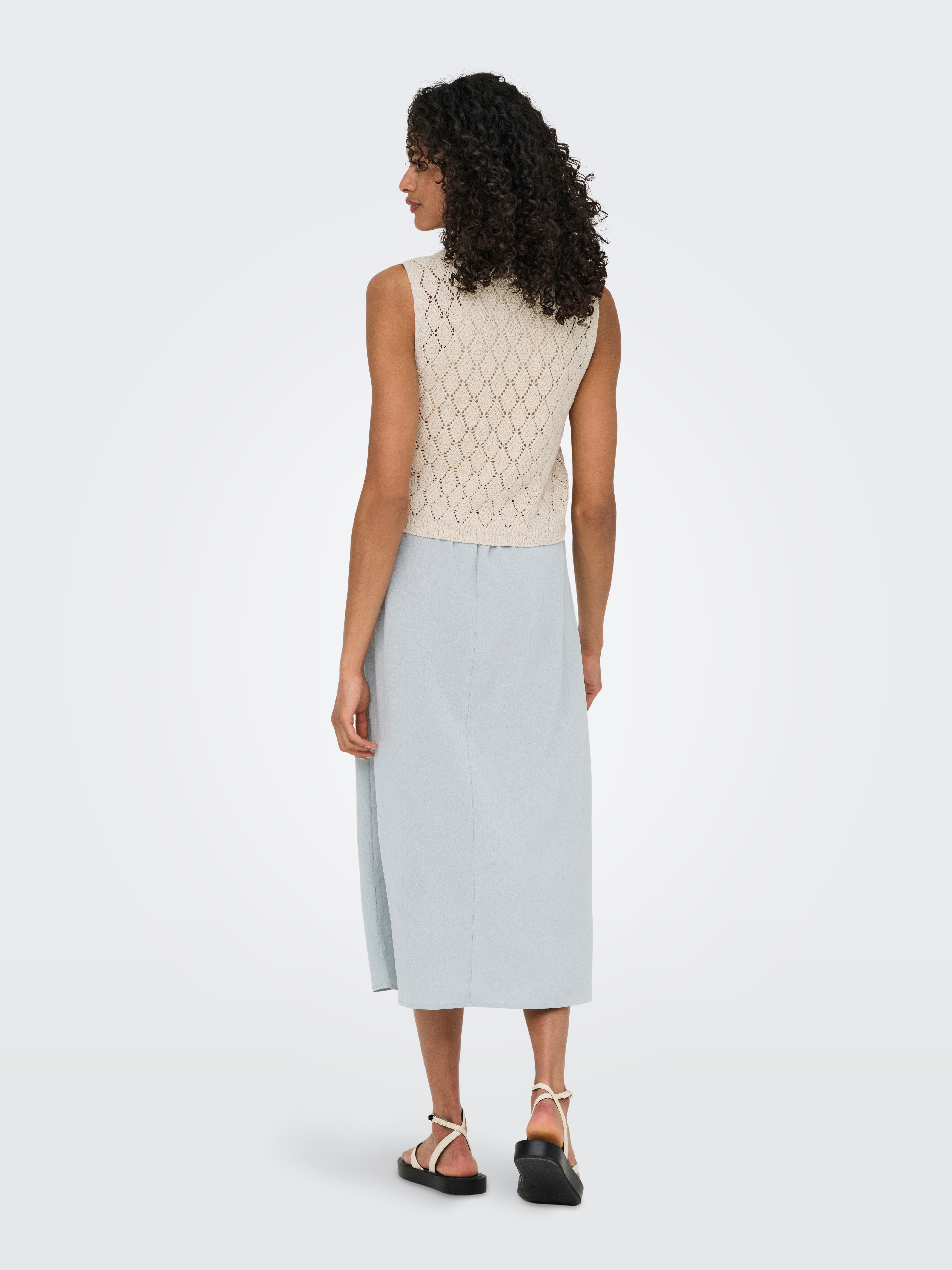 Only Vest ONLCHILI S/L STRING CARDIGAN KNT