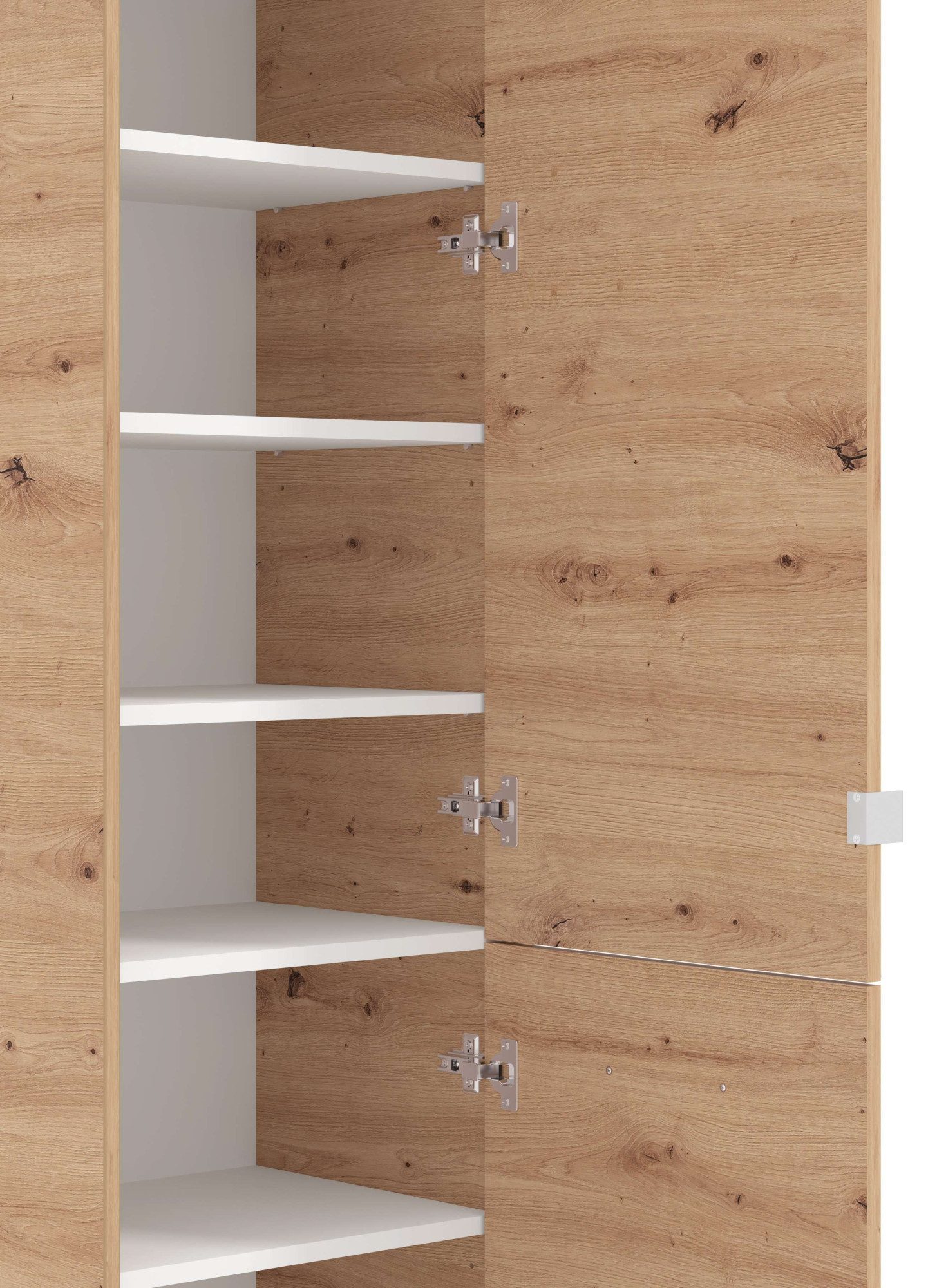 INOSIGN Schoenenkast Menorca schoenenkast, opslagkast, schoenenrek, breedte 47 cm met twee deuren, in moderne en elegante kleuren, met een spiegel