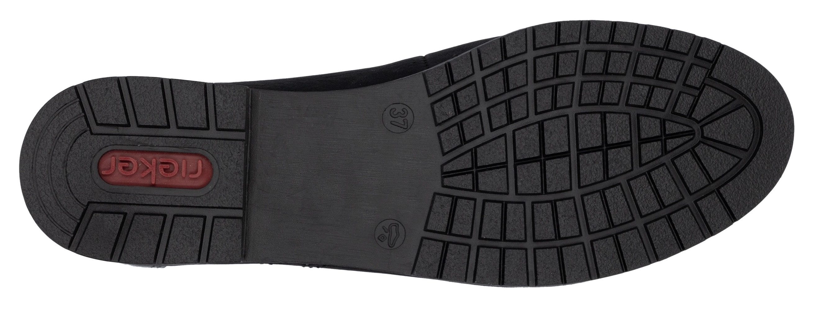 Rieker Ballerina's , loafer, instapschoen, flats, instapschoen, zakelijke schoen met strik