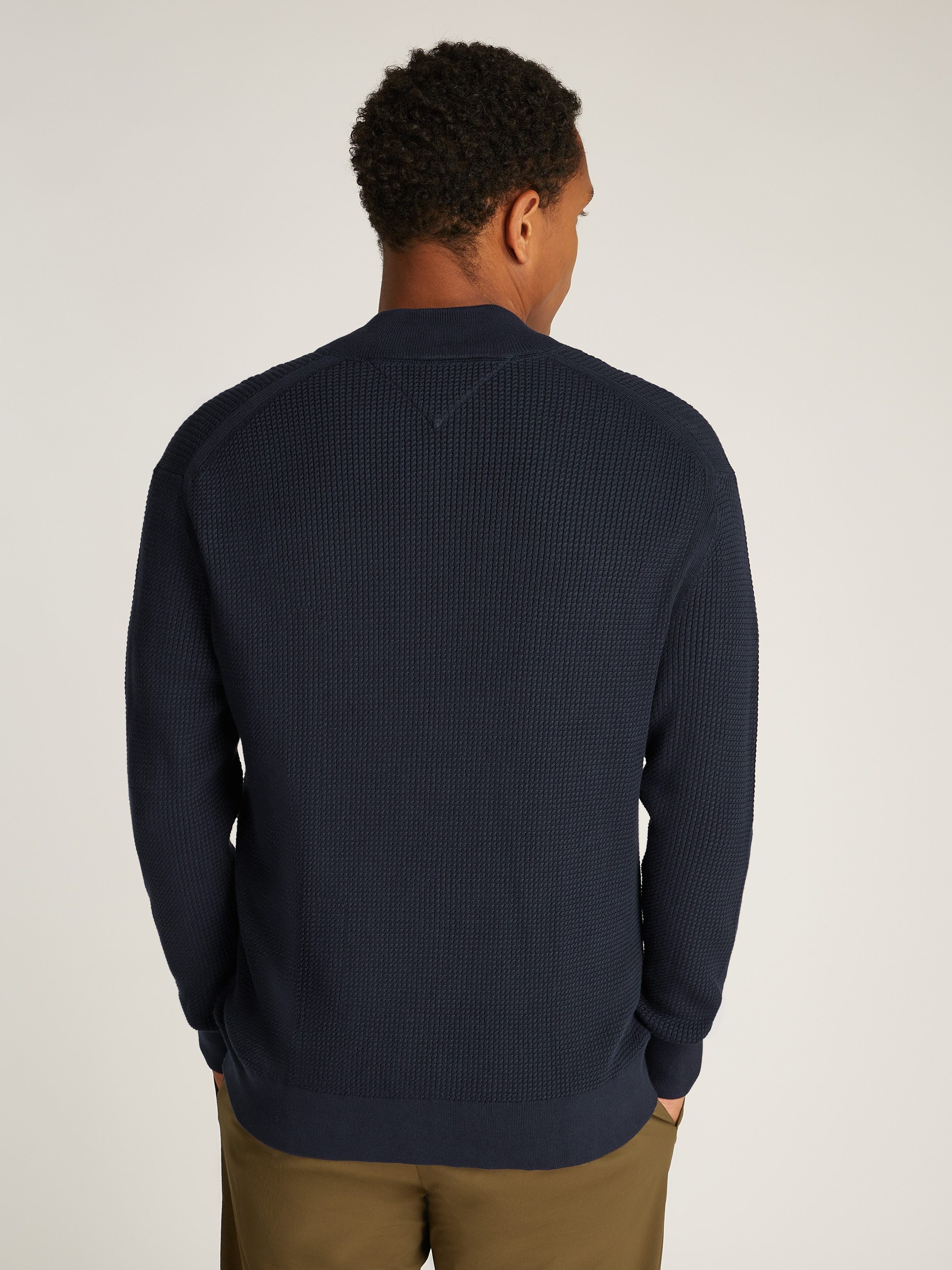 Tommy Hilfiger Vest STRUCTURE BASEBALL ZIP THROUGH