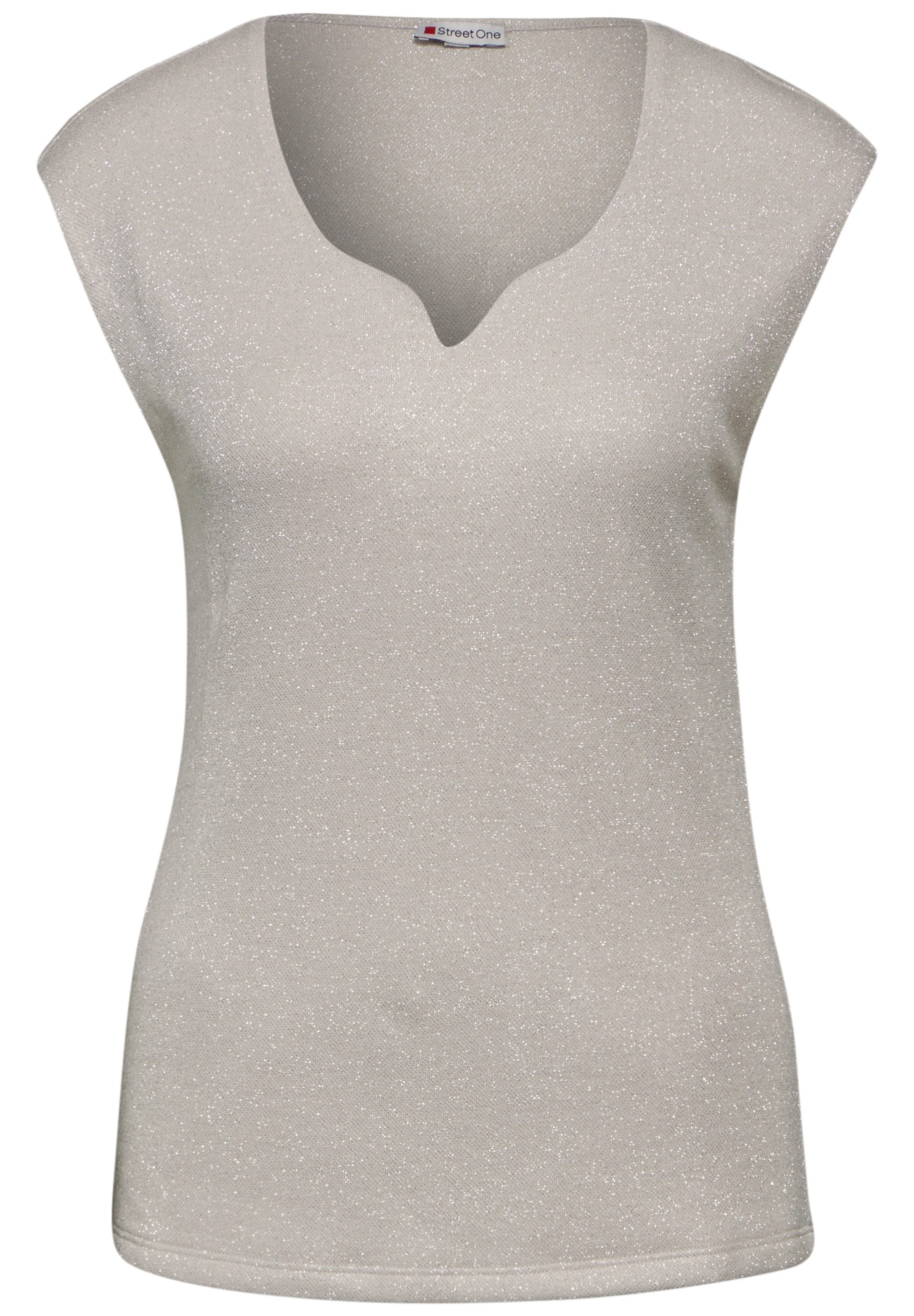 STREET ONE Shirttop ADA met hartvormige halslijn