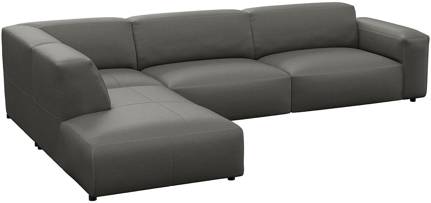 FLEXLUX Hoekbank Lucera, super comfortabel door hoogwaardige zitconstructie met koudschuim