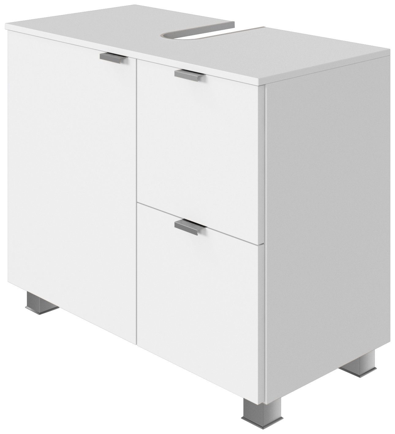 welltime Wastafelonderkast Bauska 70 cm breed, met 2 laden