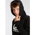 quiksilver hoodie big logo youth zwart