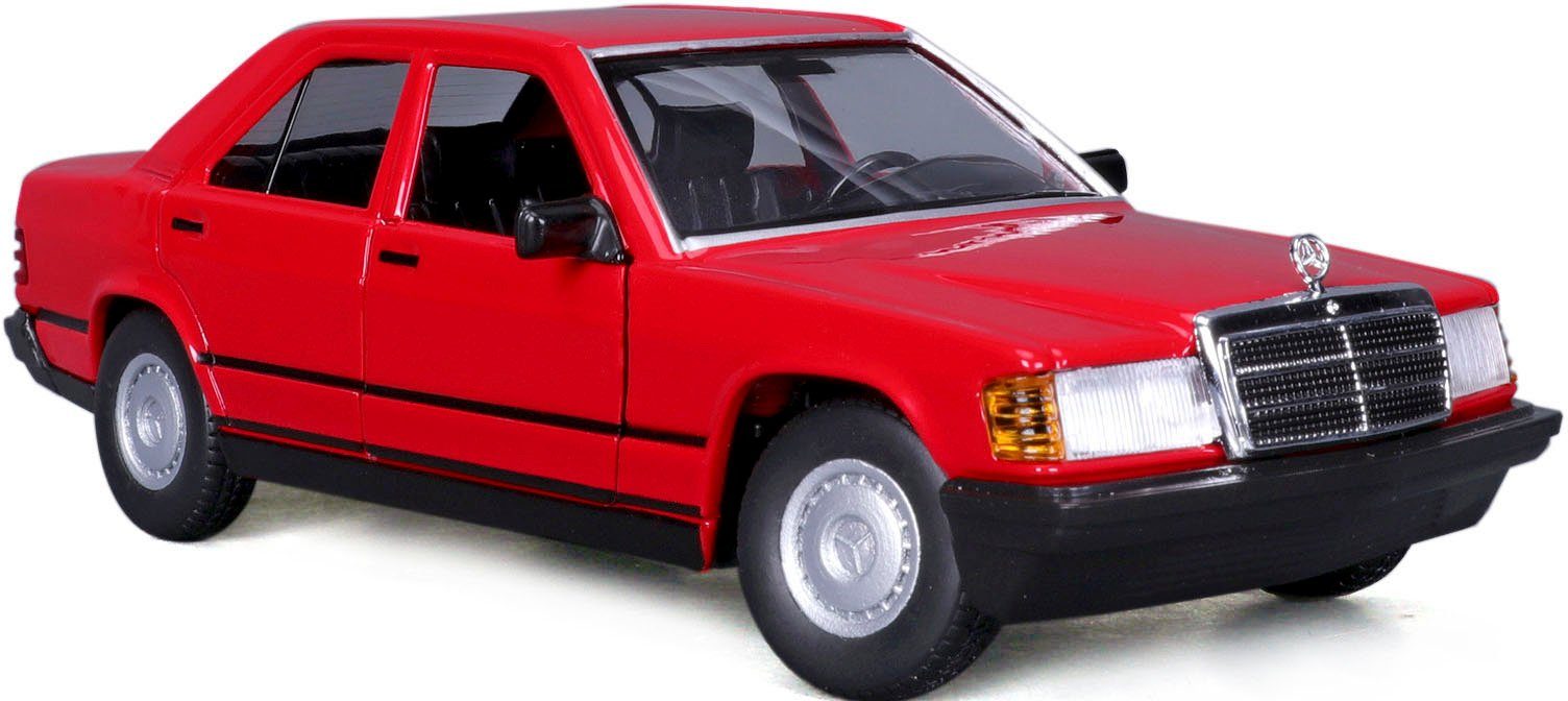 Bburago Auto op schaal Mercedes 190E ´87, rot