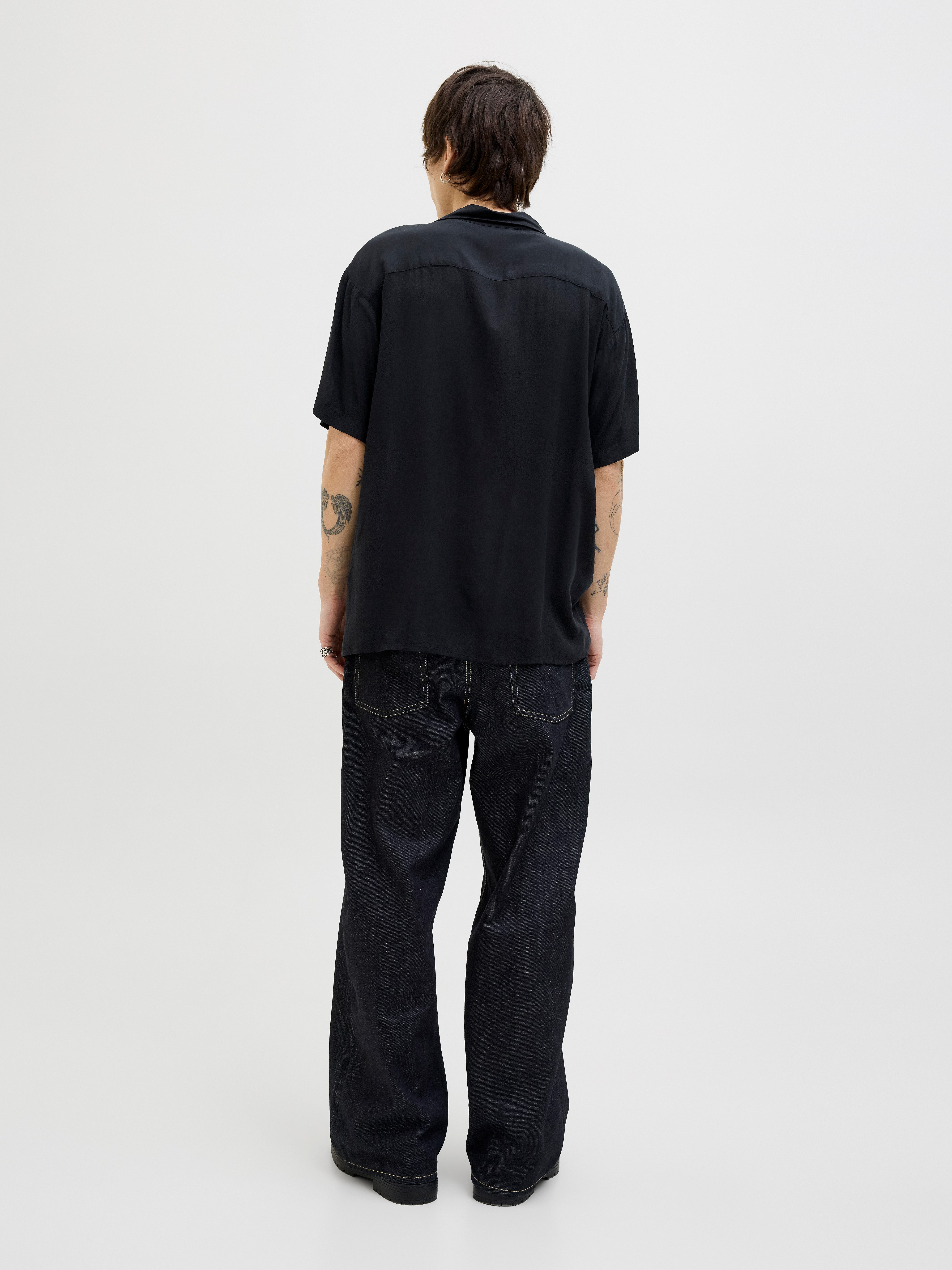 Jack & Jones Overhemd met korte mouwen JJEJEFF SOLID RESORT SHIRT S/S SN