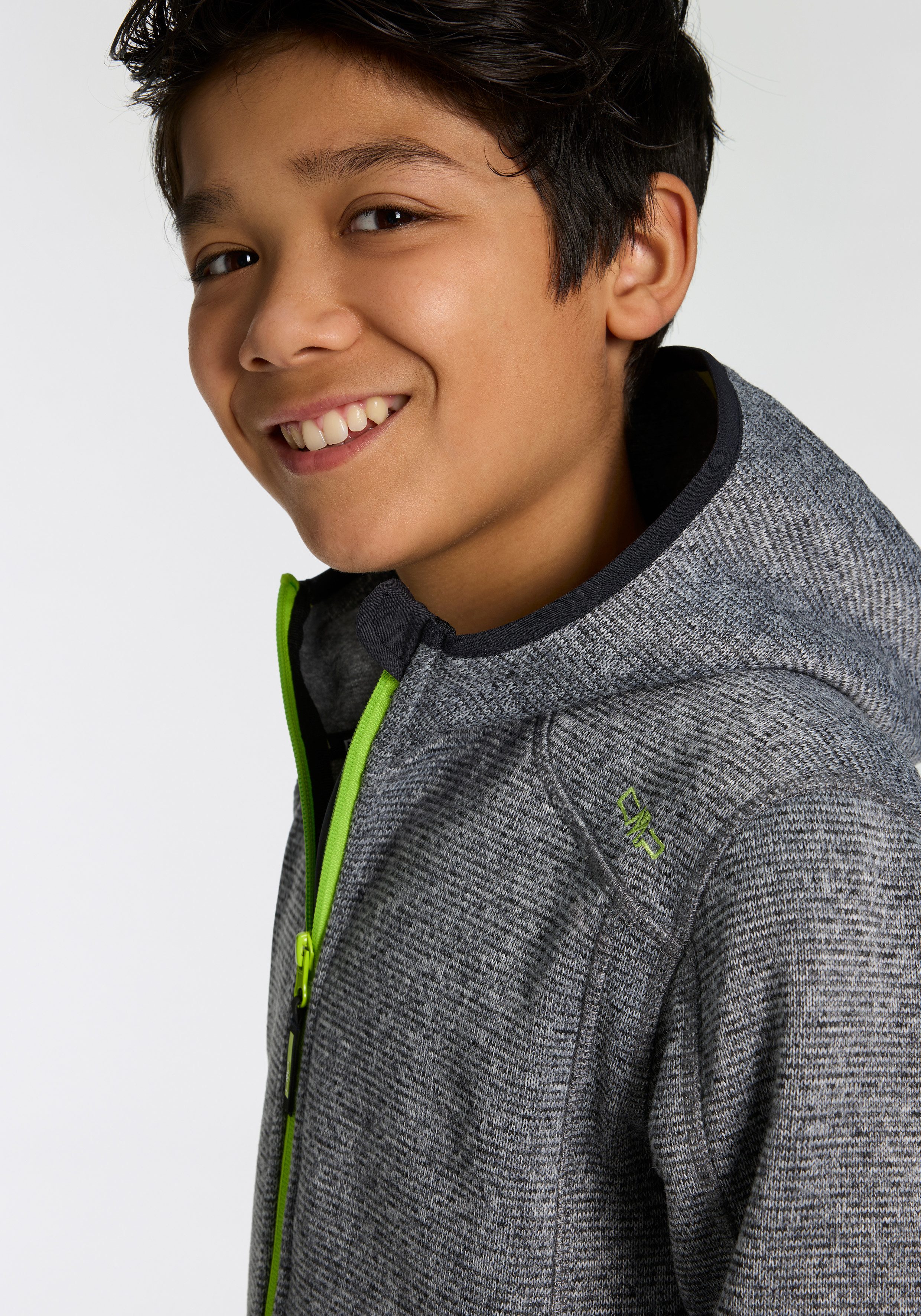 CMP Gebreid fleecejack Warmte- & ademend & snel drogend & voor kinderen (1 stuk)