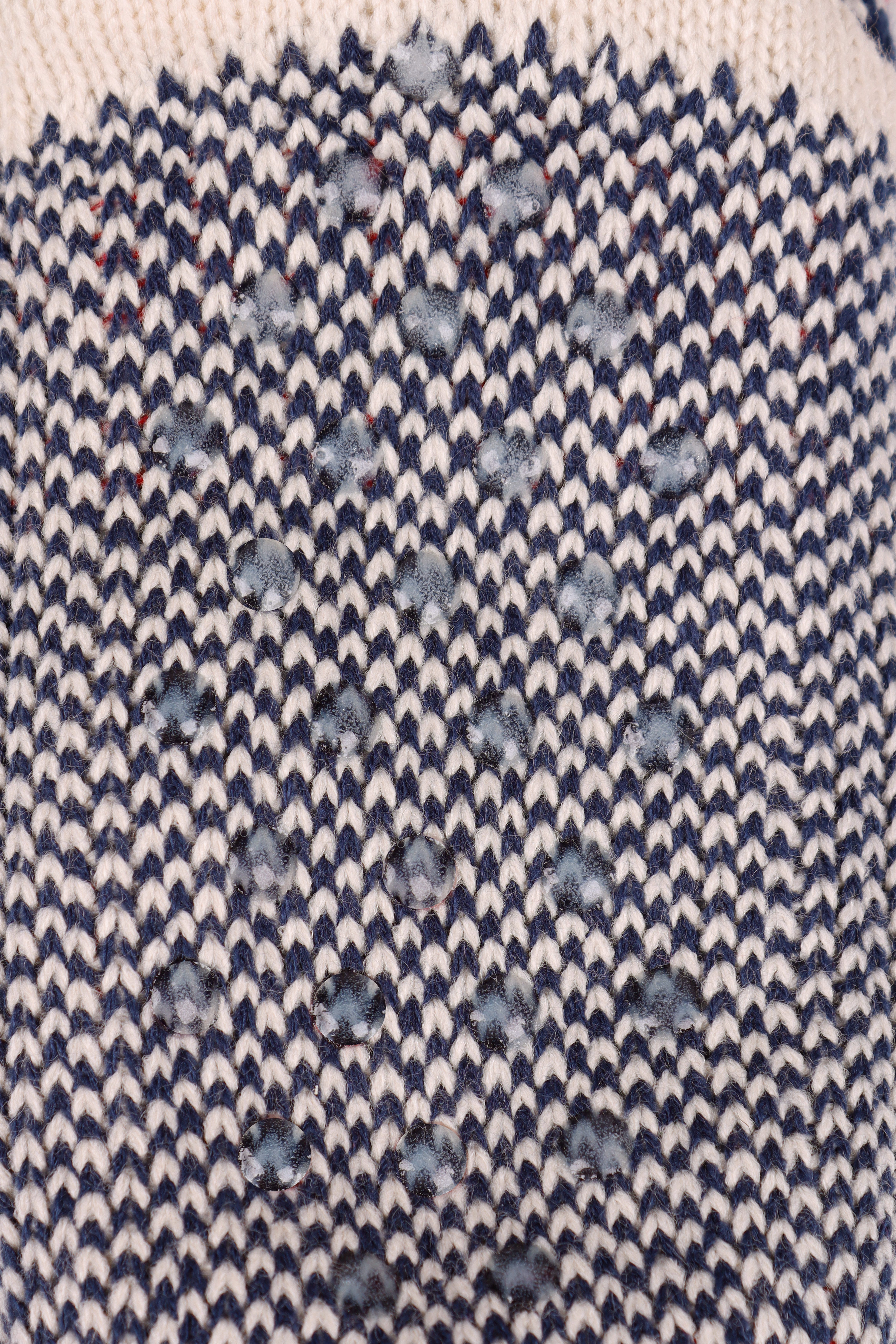 Capelli New York Sokken Huissokken blue combo slipvast, fijnbreisel, warm gevoerd (1 paar)