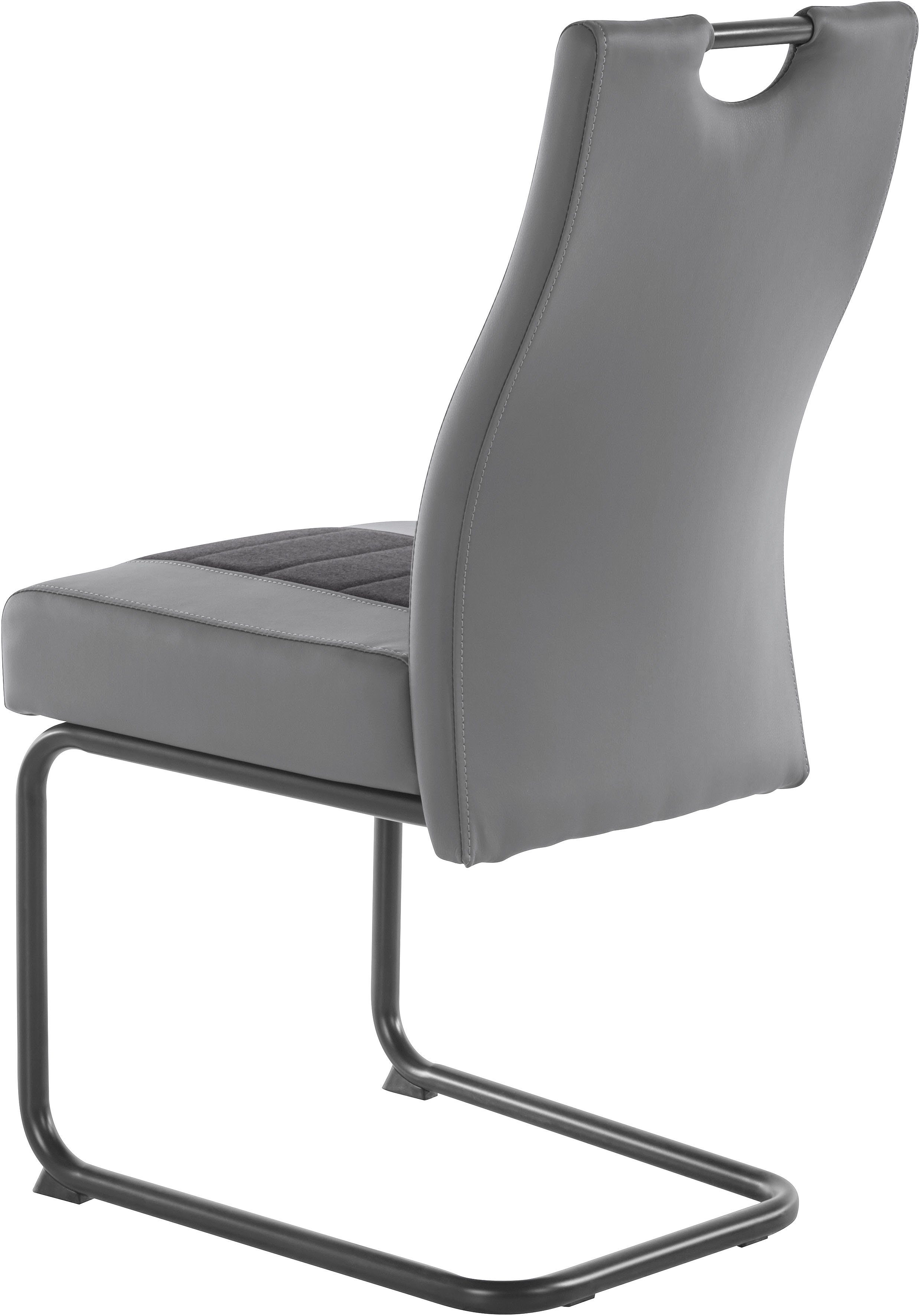 HELA Eetkamerstoel Erika S 2 of 4 stuks, comfortabele bekleding met binnenvering, sledestoel (set)