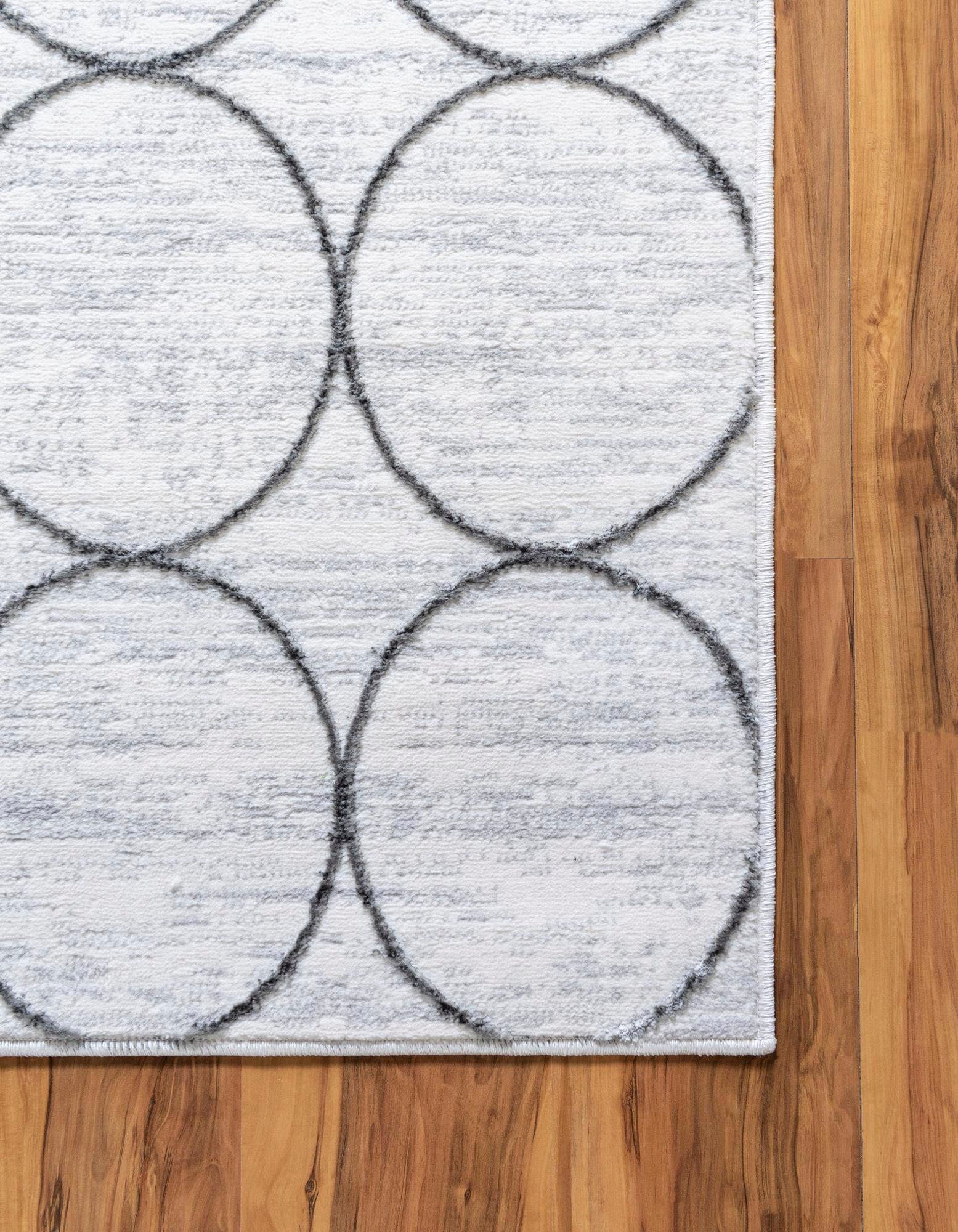 Myflair Möbel & Accessoires Vloerkleed Titan trellis voorraadopruiming Korte pool, geweven, modern design, motief rondjes