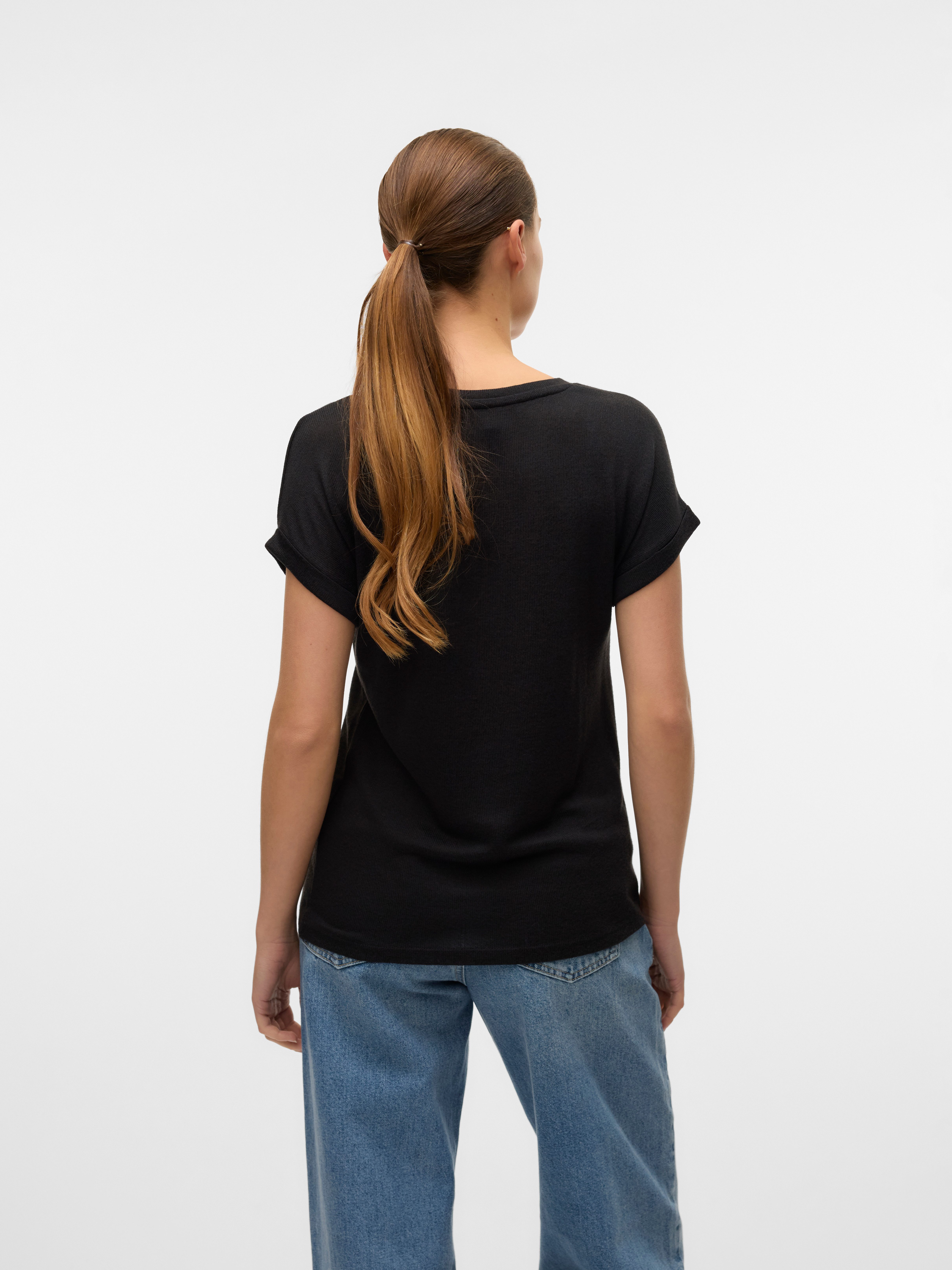 Vero Moda Trui met korte mouwen VMBRIANNA SS O-NECK PULLOVER BOO REP