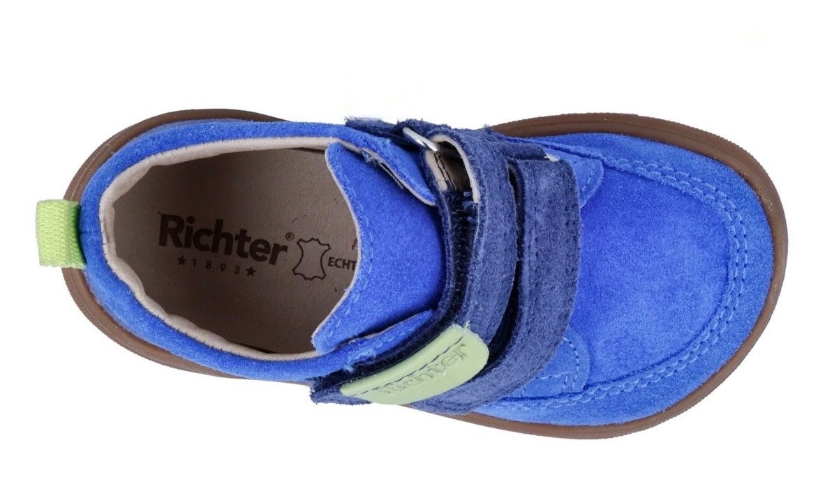 Richter Babyschoentjes Samy WMS: gemiddeld Sneaker in colorblocking-look, maat sjabloon om te downloaden