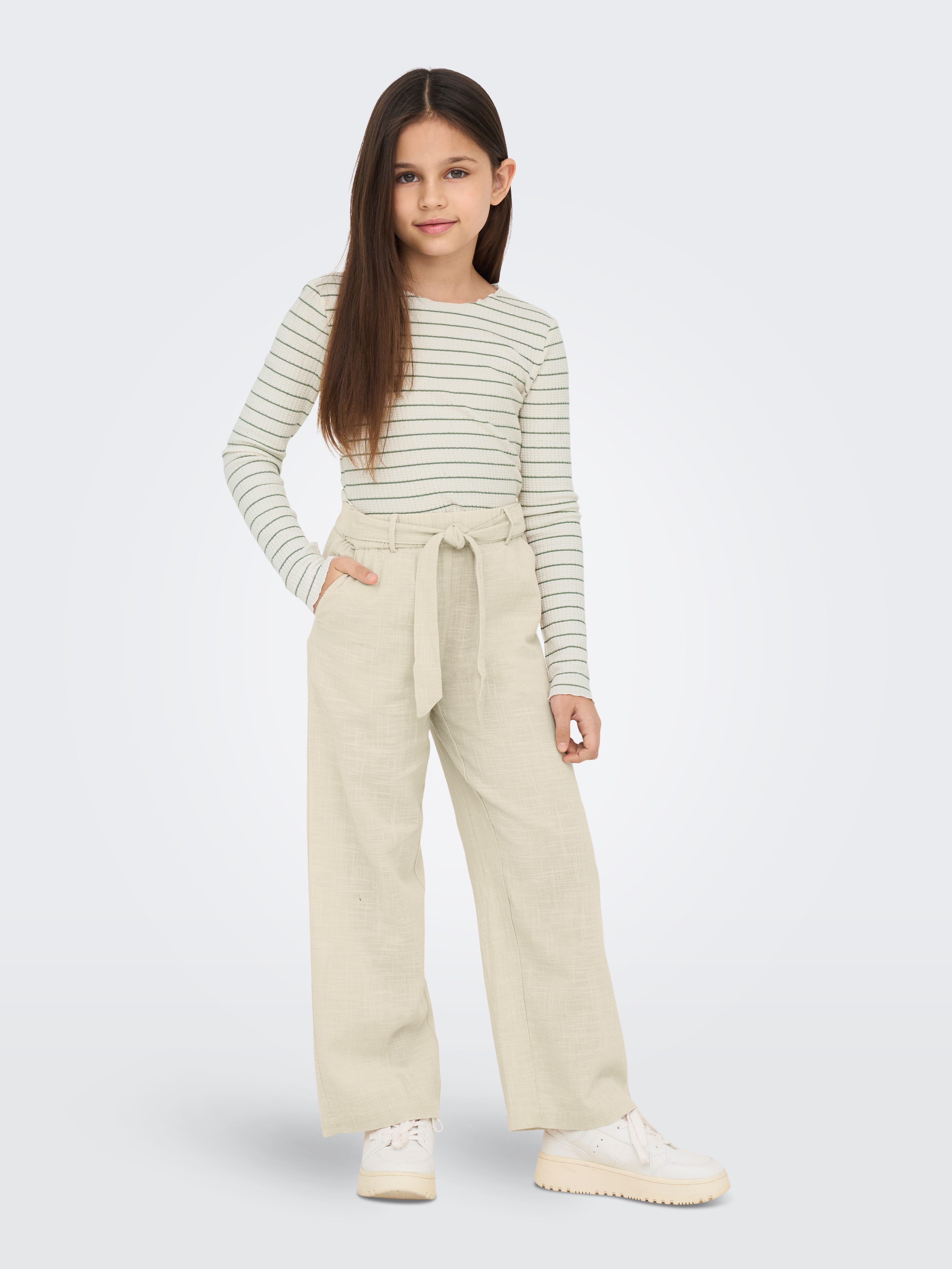 KIDS ONLY Comfortbroek KOGTIZANA COTTON LOOSE PANTS WVN NOOS