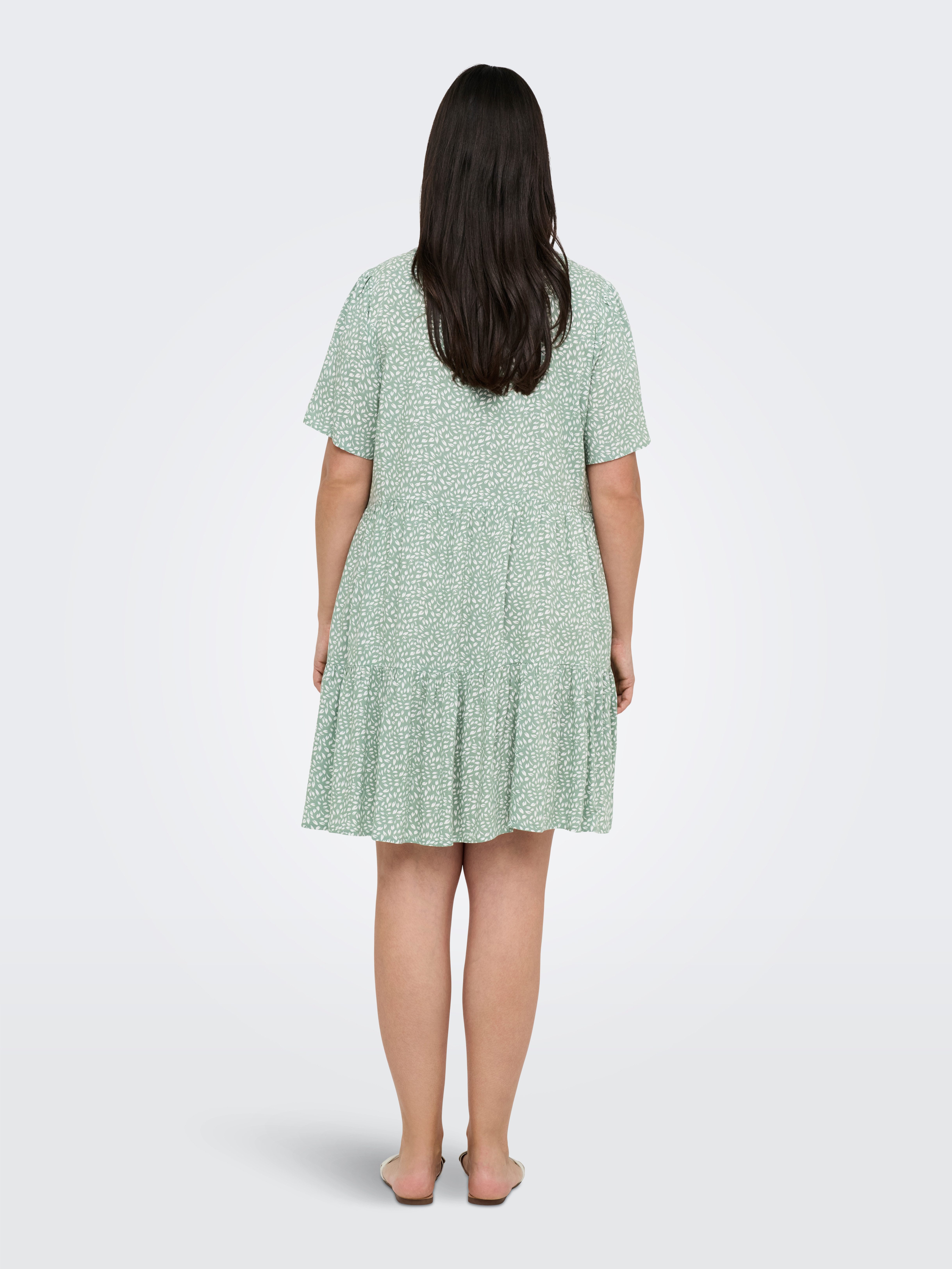ONLY CARMAKOMA Mini-jurk CARZALLY LIFE S/S THEA TUNIC DRESS NOOS
