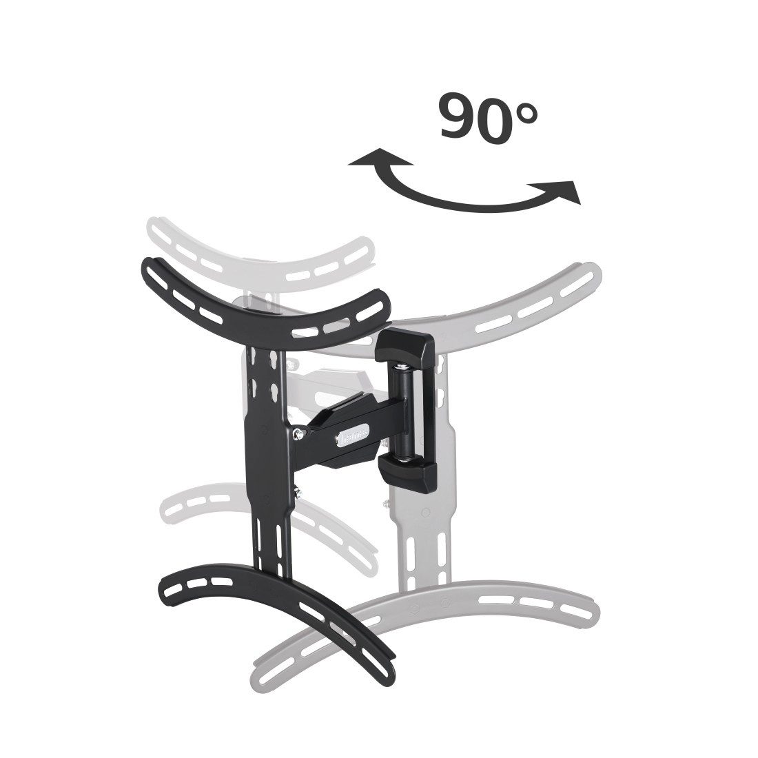 Hama Tv-wandhouder Wandbeugel (kantelbaar, draaibaar, uitschuifbaar, 32"- 65", VESA400x400)