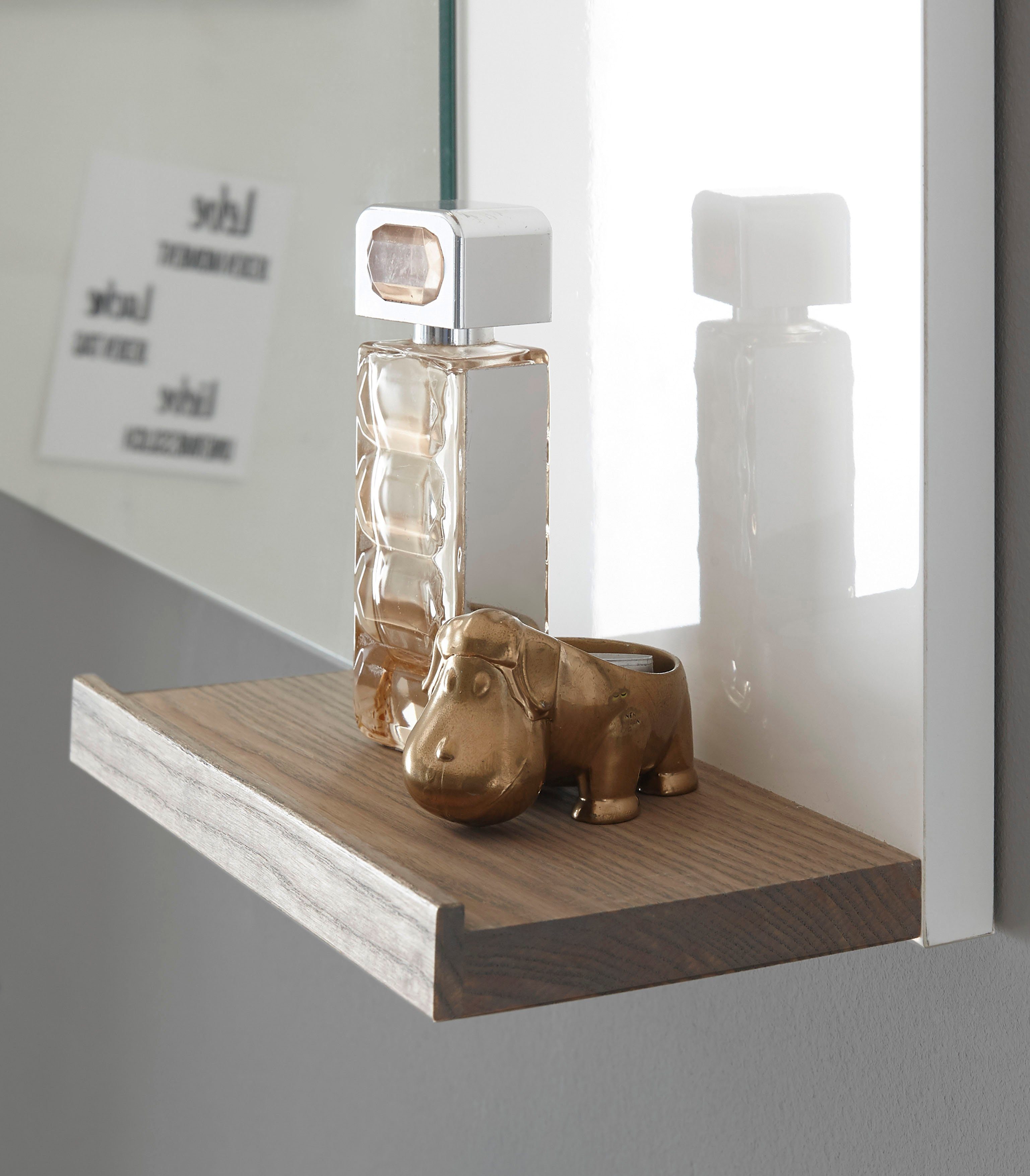 Places of Style Badkamerserie SOLiD, Badmöbel-Set, Bad im modernen Design, 2-teiliges Badezimmer Breedte 60 cm, wastafelonderkast met inbouw-wasbak, spiegel, opbouwarmatuur (2-delig)