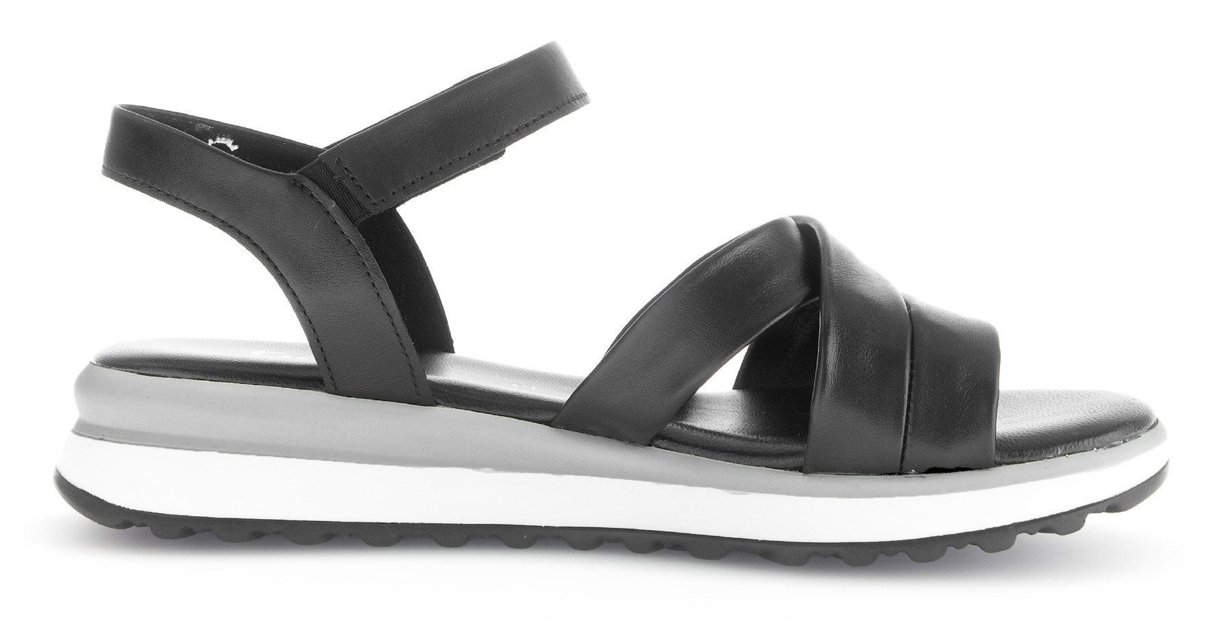 Gabor Sleehaksandaaltjes Florence , riemchensandaal, zomerschoen, comfort-schoen in breedte g (=breed)