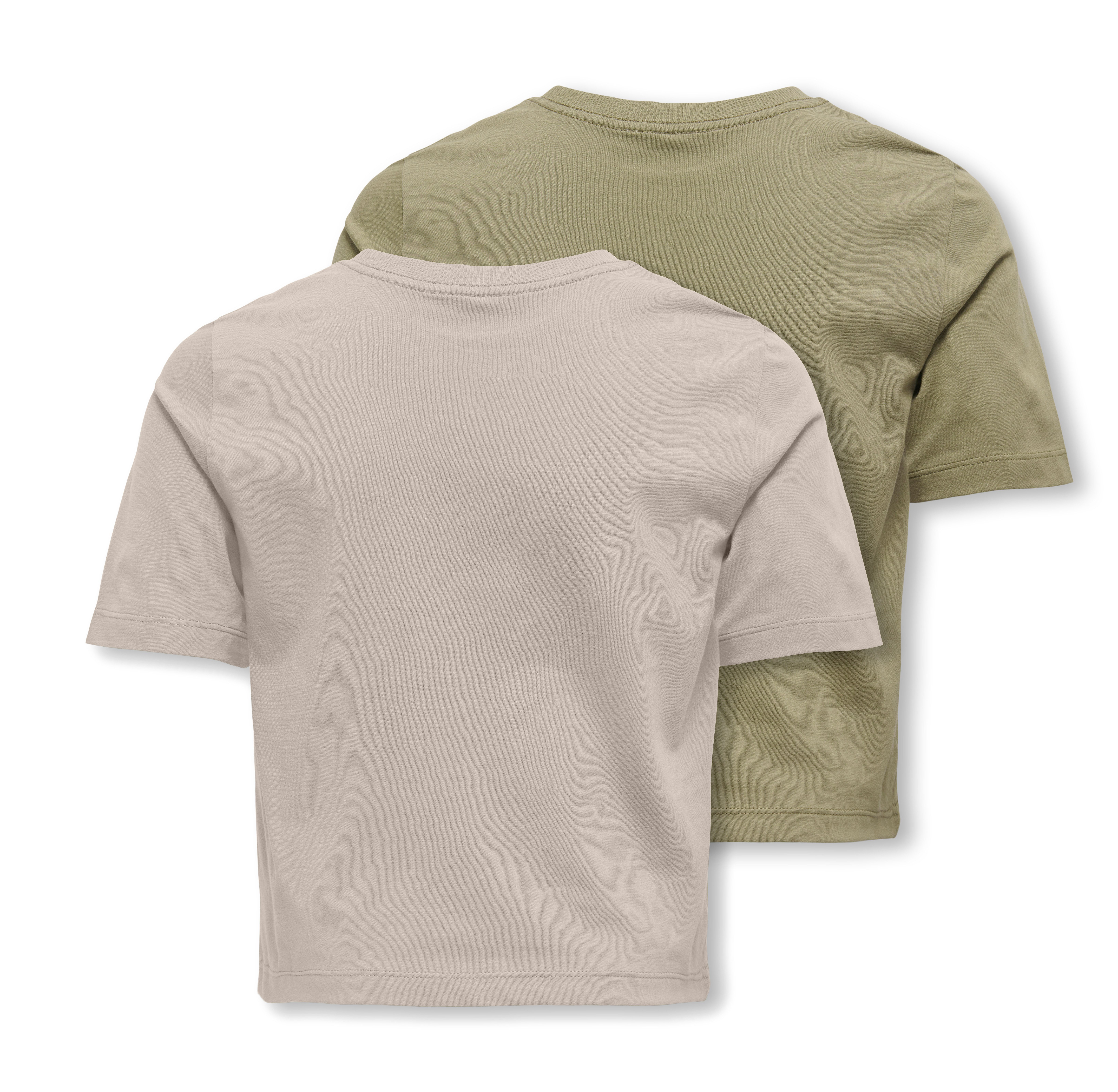 KIDS ONLY Shirt met ronde hals KOGREX LEO HEART S/S TOP JRS 2-PACK (Set van 2)