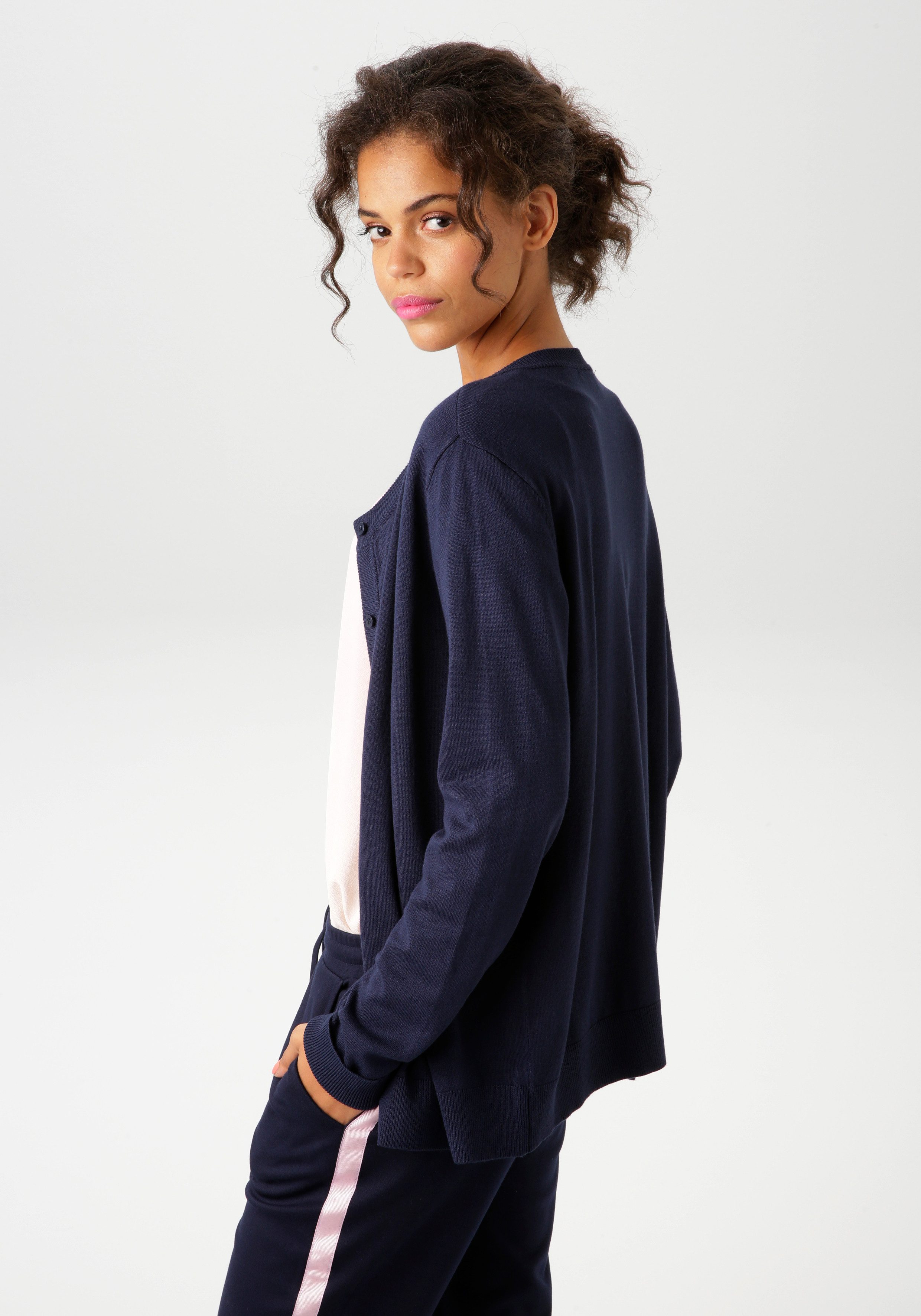 Aniston CASUAL Vest met ronde hals - nieuwe collectie