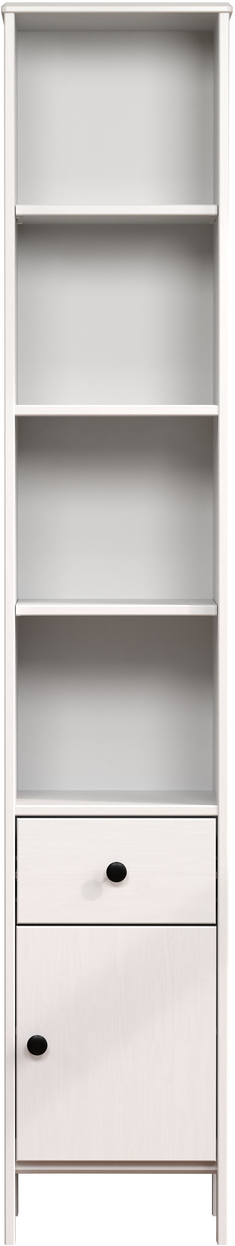 welltime Hoge kast Kall Badkast van massief grenenhout met lade - (B/D/H) 35/33/188 cm (1 stuk)