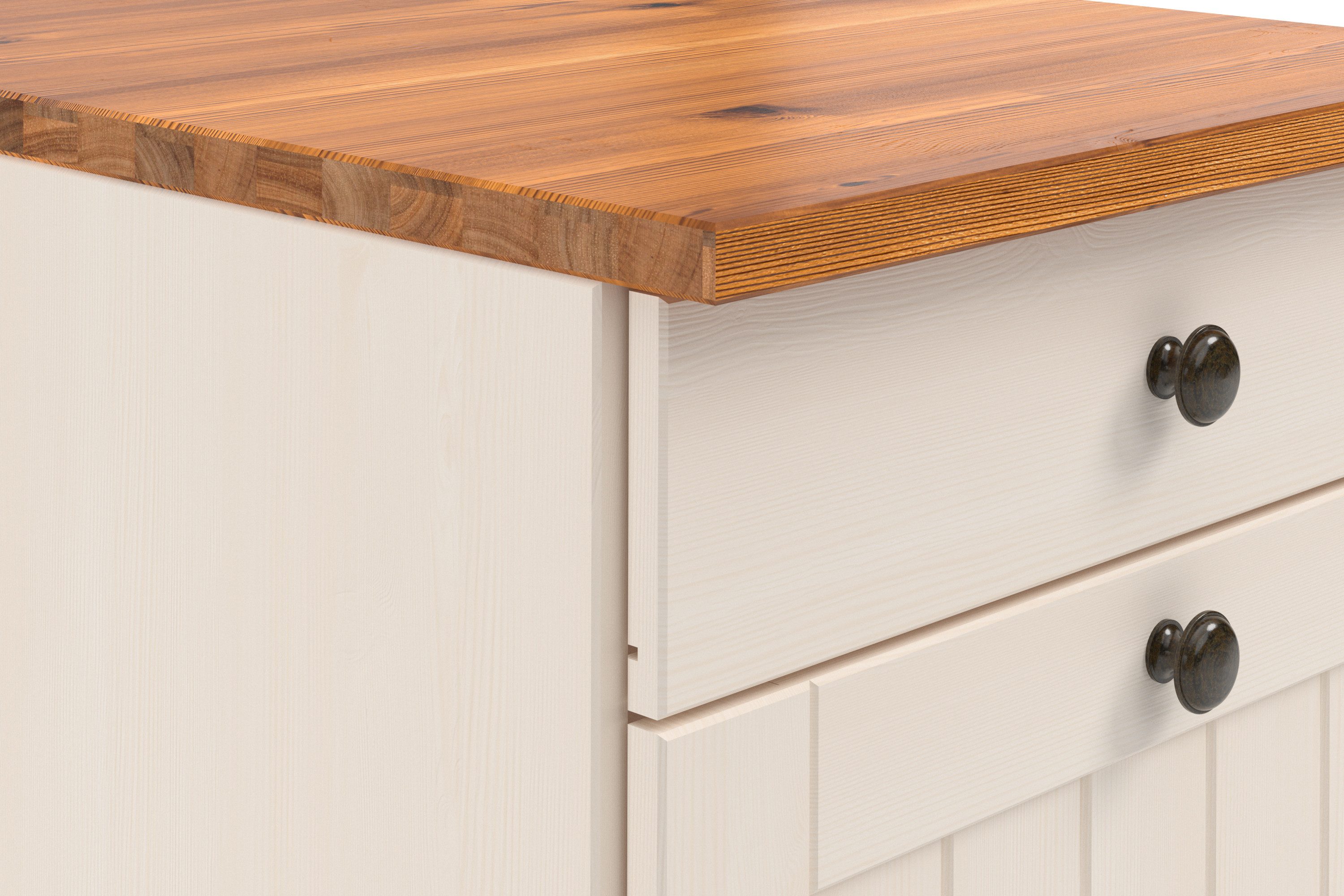 Home affaire Onderkast Alby2 , met metalen handgrepen, breedte 50 cm