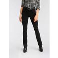 arizona bootcut jeans ultra stretch highwaist met vormgevende naden zwart