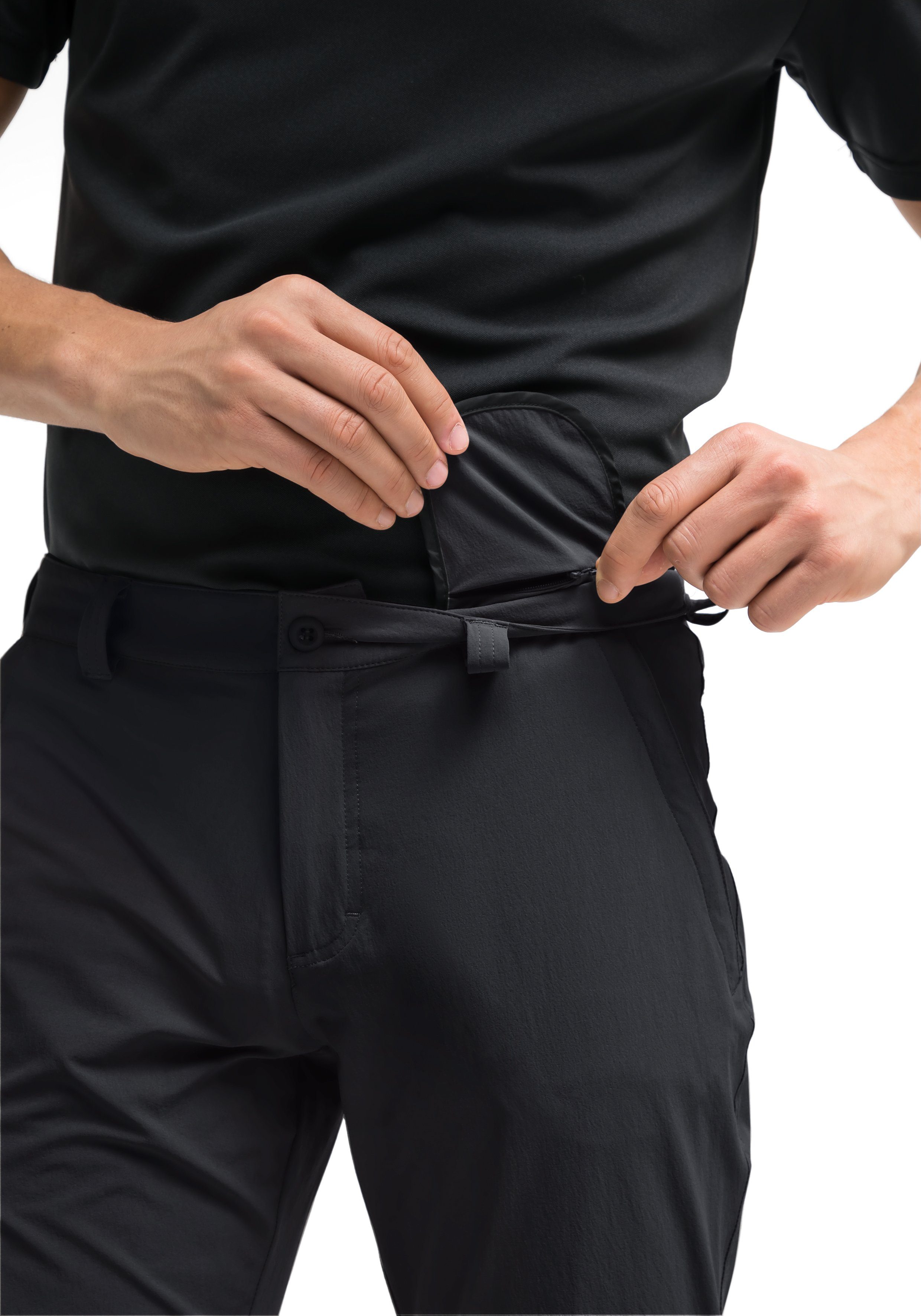 Maier Sports Functionele broek Torid slim Heren wandelbroek, ademende outdoor-broek, 4 zakken, slim fit