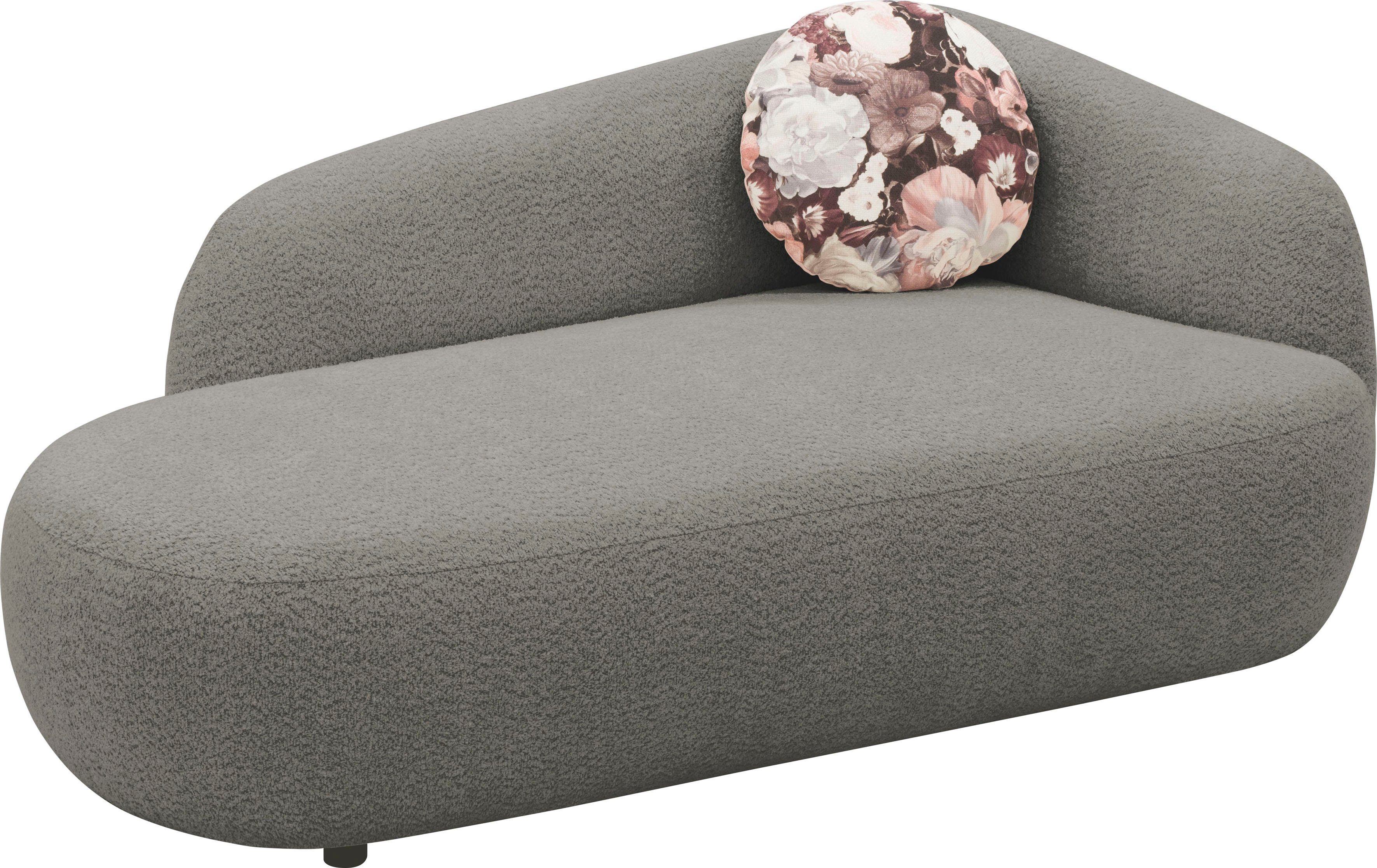 andas Récamier Björnar incl. reversible-sierkussen: bloemmotief, resp. uni, Binnenvering, armleuning links of rechts naar keuze, B/D/H: 183x105x75 cm