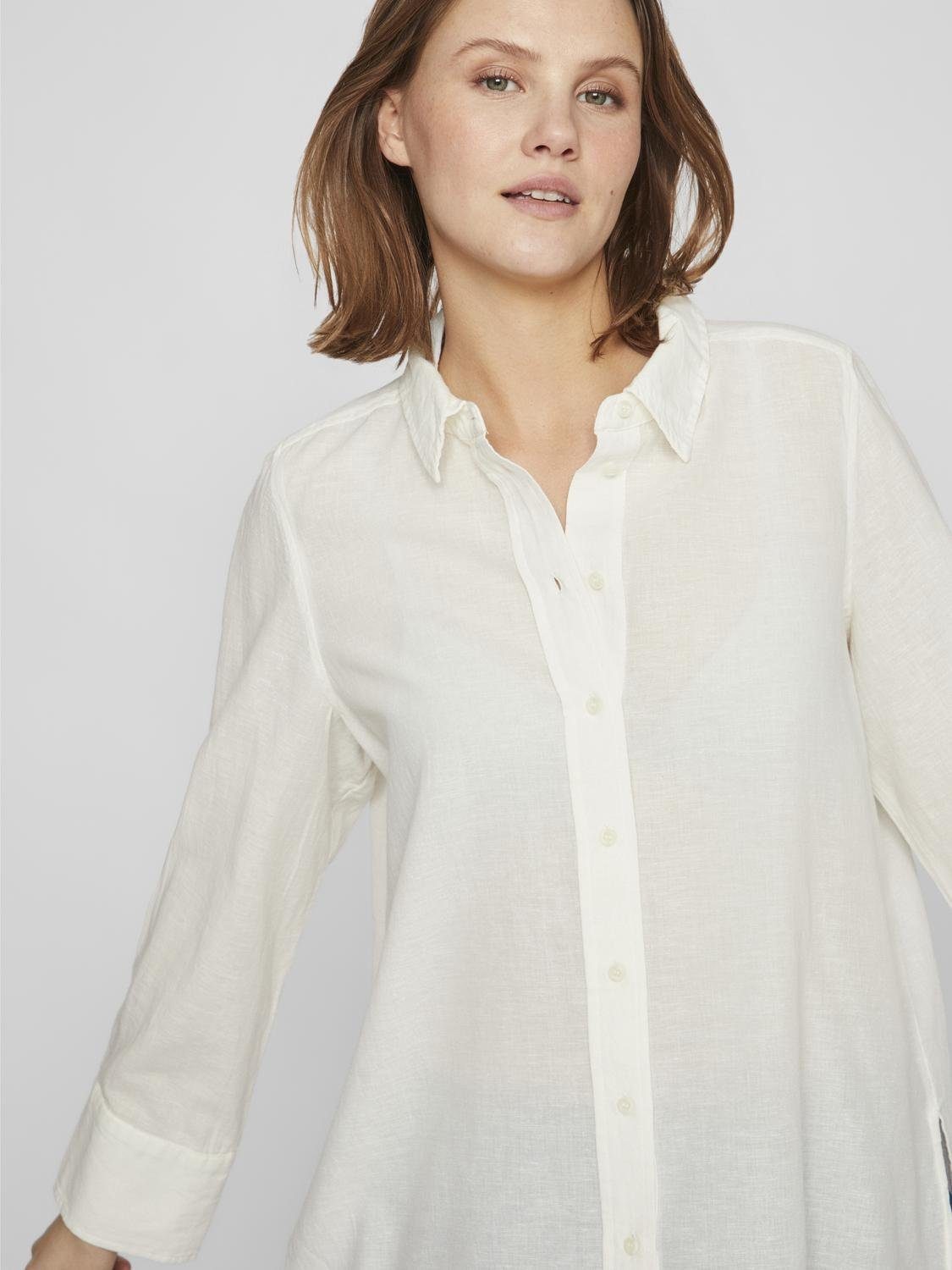 Vila Overhemdblouse VILINAJA BUTTON L/S SHIRT - NOOS