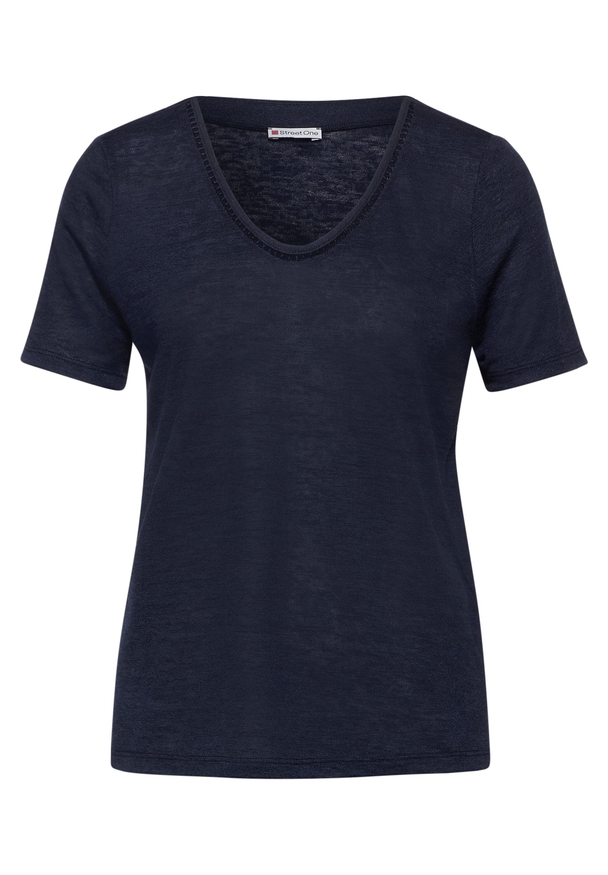 STREET ONE T-shirt met viscose