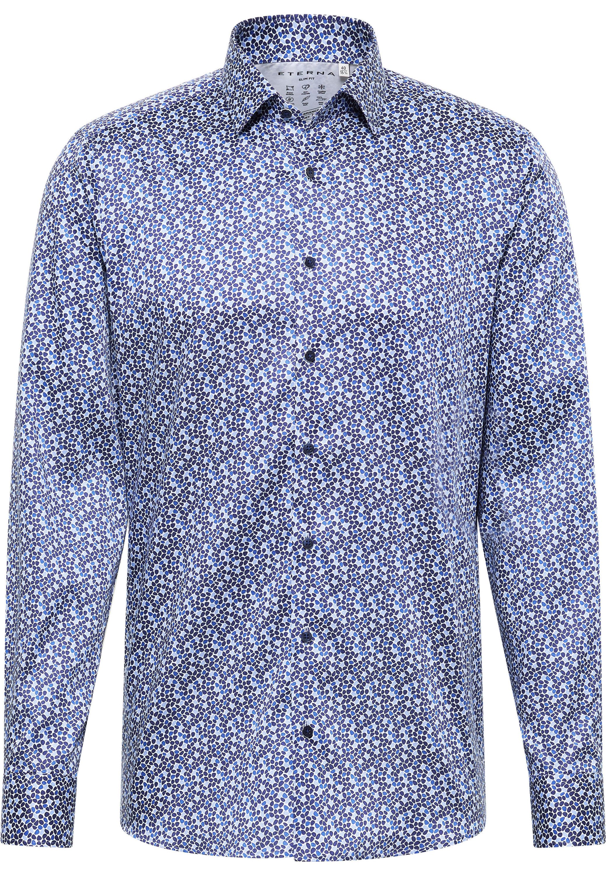 Eterna Overhemd met lange mouwen Slim fit EASY IRON (gemakkelijk te strijken)